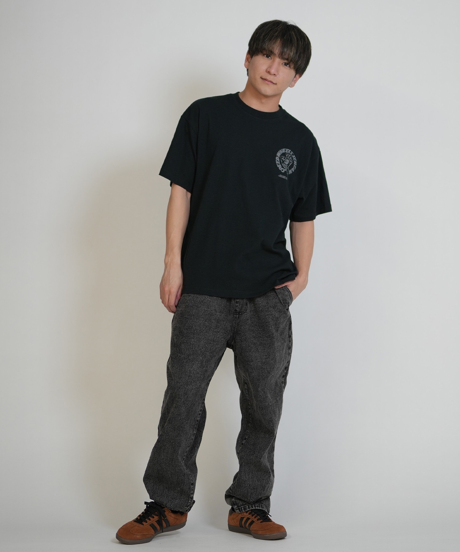 SANTA CRUZ サンタクルーズ 半袖 Tシャツ メンズ バックプリント SPEED