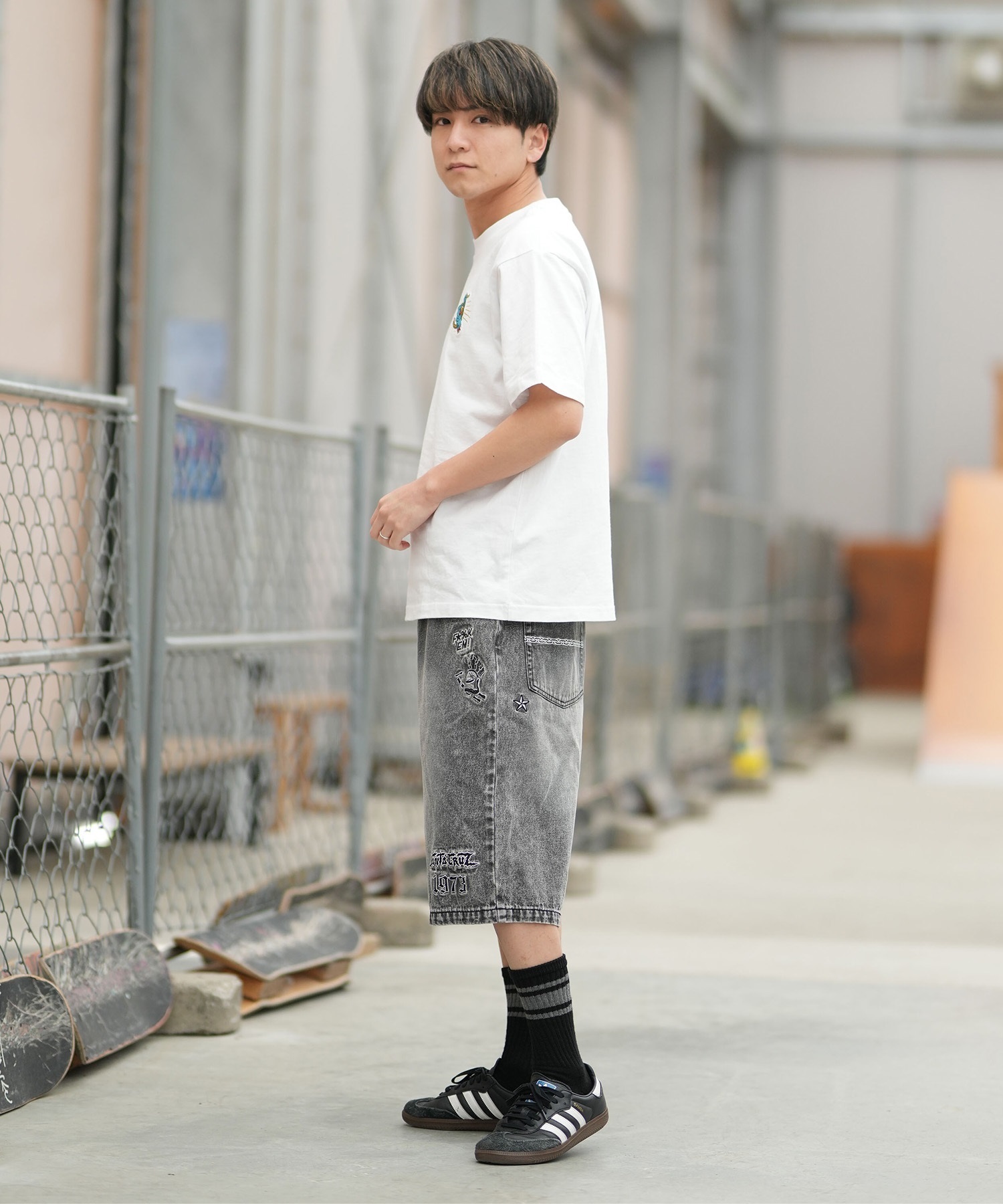 SANTA CRUZ サンタクルーズ 半袖 Tシャツ メンズ シンプル SNAKE BITE