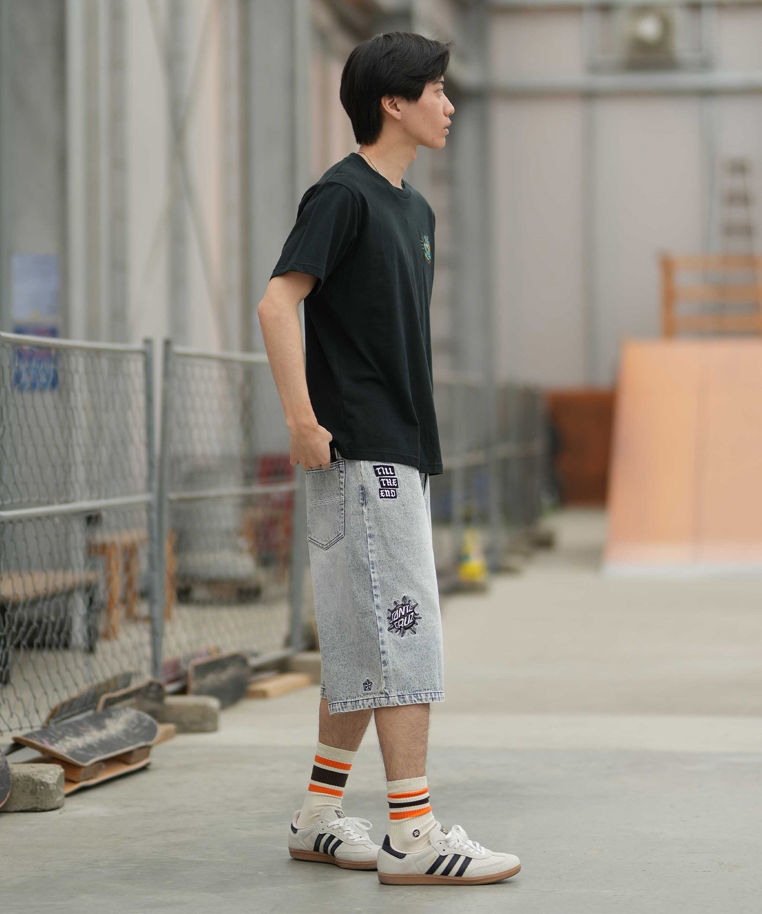 SANTA CRUZ サンタクルーズ 半袖 Tシャツ メンズ シンプル SNAKE BITE