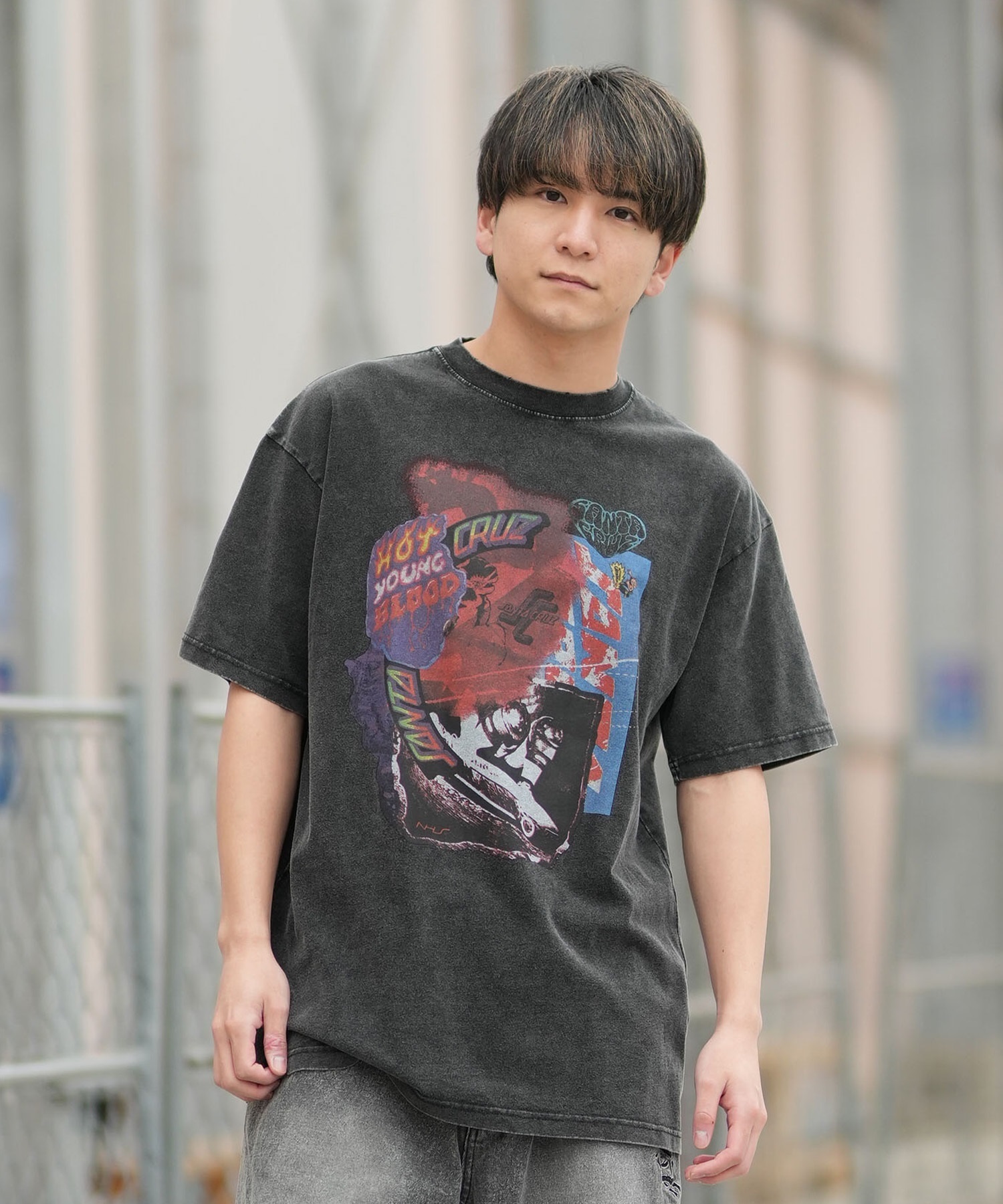 SANTA CRUZ サンタクルーズ 半袖 Tシャツ メンズ 古着風 ヴィンテージ