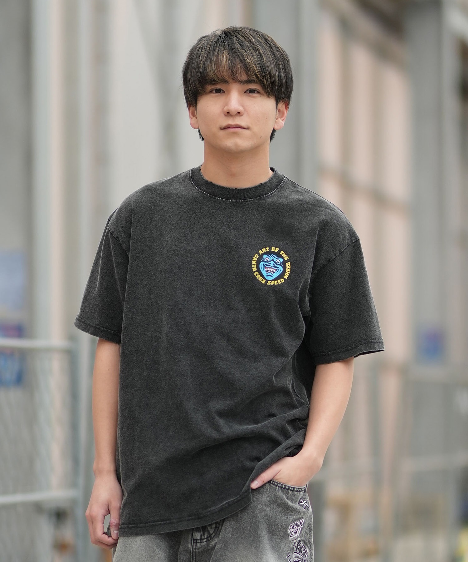 SANTA CRUZ サンタクルーズ Tシャツ XL ネイビー ヴィンテージ SANTA CRUZ サンタクルーズ 半袖 Tシャツ メンズ 古着風 ヴィンテージ