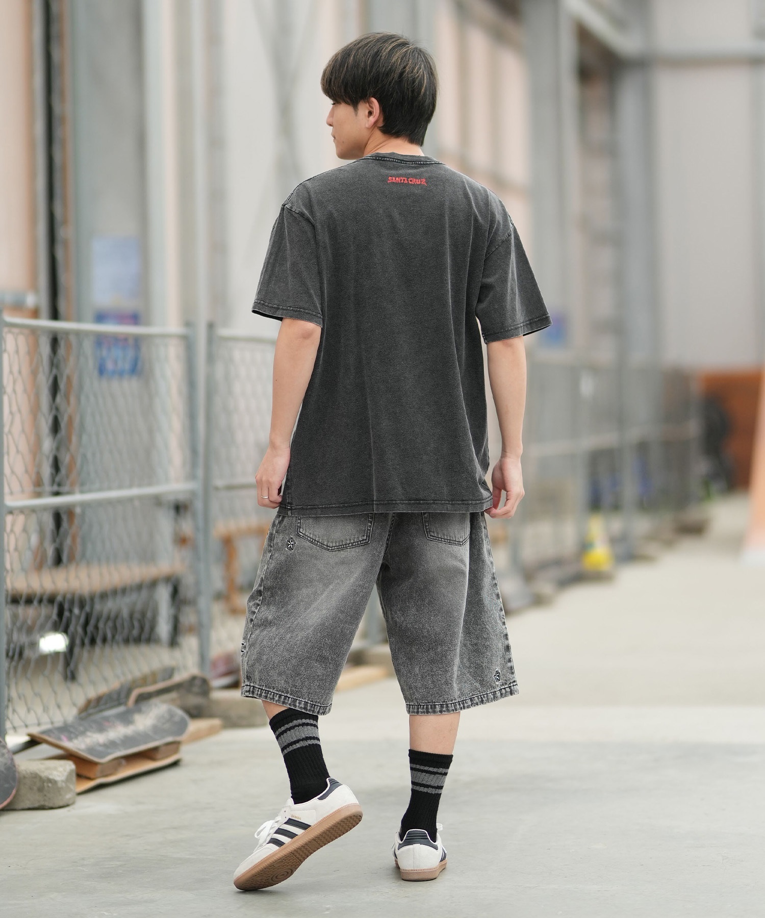 SANTA CRUZ サンタクルーズ 半袖 Tシャツ メンズ 古着風 ヴィンテージ