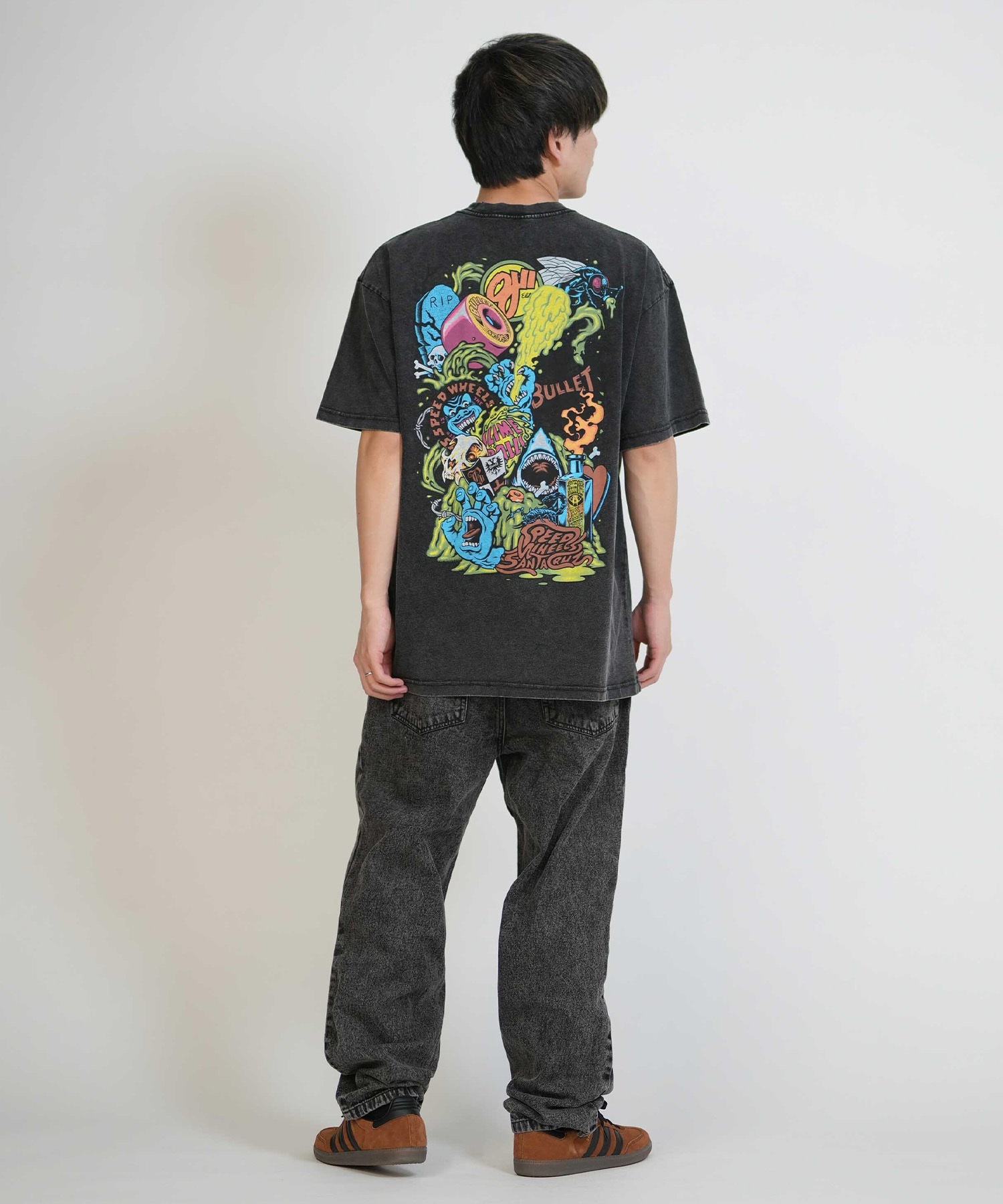 SANTA CRUZ サンタクルーズ 半袖 Tシャツ メンズ 古着風 ヴィンテージ