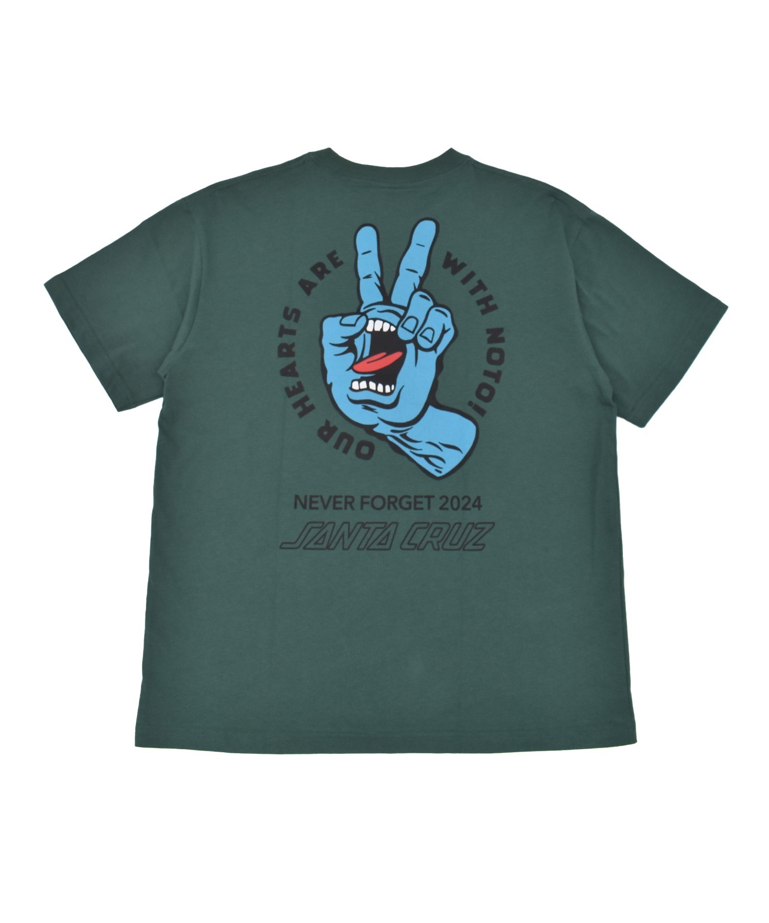 SANTA CRUZ サンタクルーズ 半袖 Tシャツ メンズ バックプリント PEACE FOR NOTO SS TEE 502262408 ムラサキスポーツ限定(WHITE-XS)