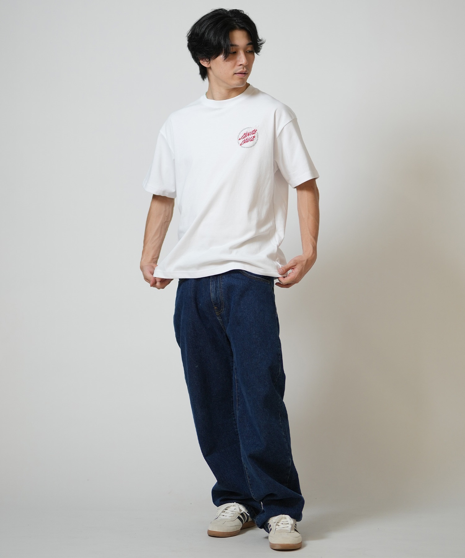 SANTA CRUZ サンタクルーズ 半袖 Tシャツ メンズ ワンポイント WIRD