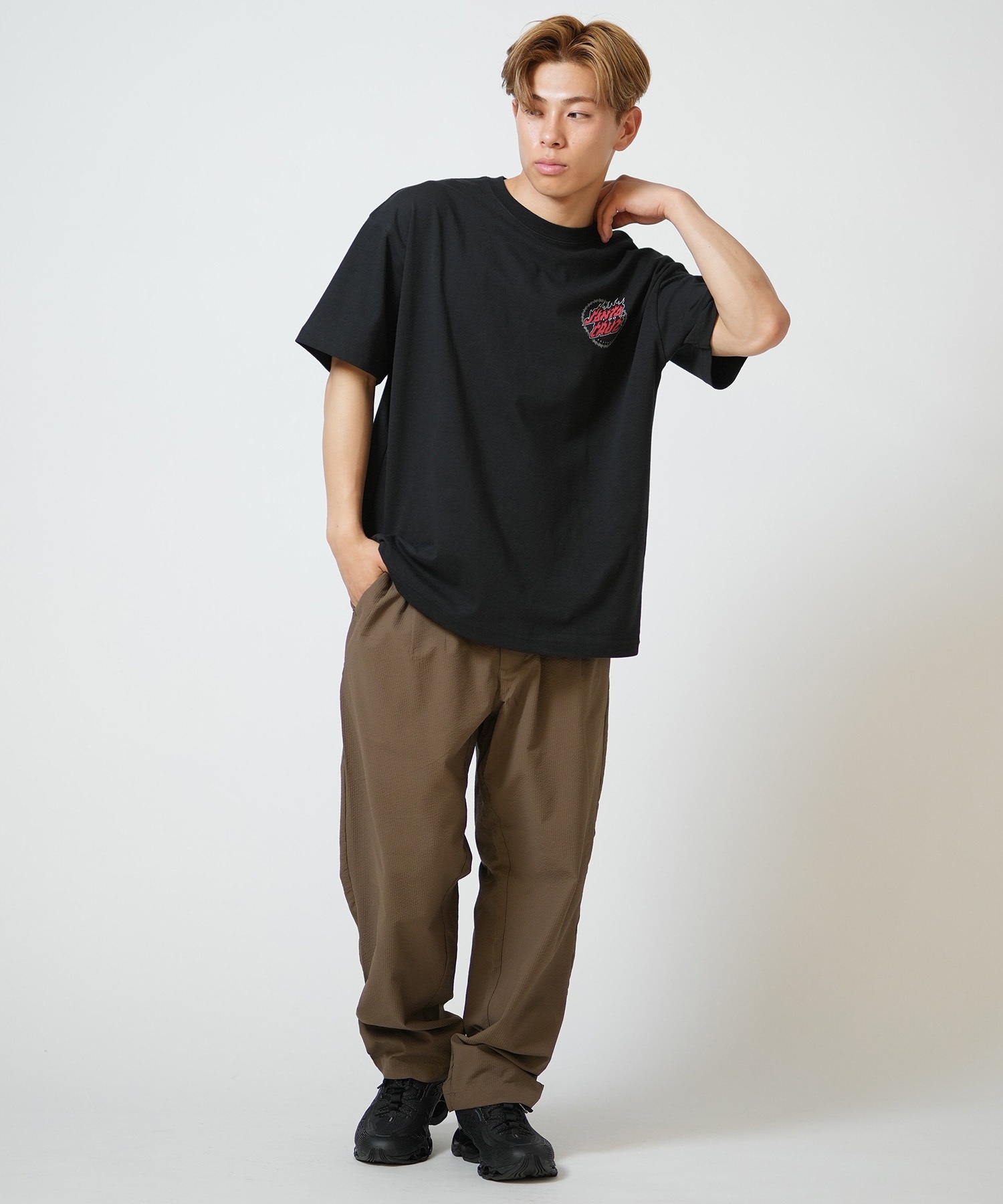 SANTA CRUZ サンタクルーズ 半袖 Tシャツ メンズ ワンポイント WIRD