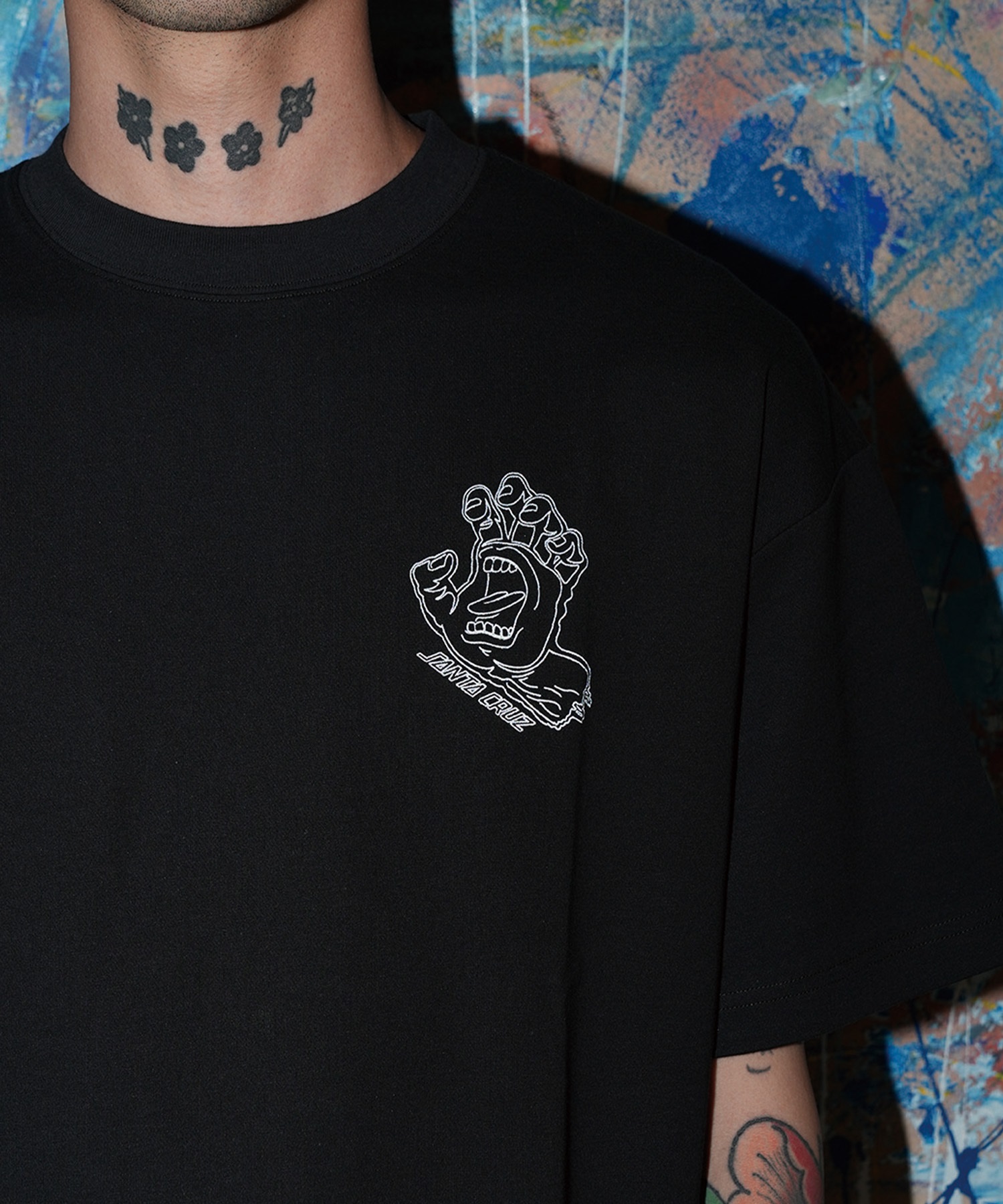 SANTA CRUZ サンタクルーズ 半袖 Tシャツ メンズ 吸水速乾 VOID HAND