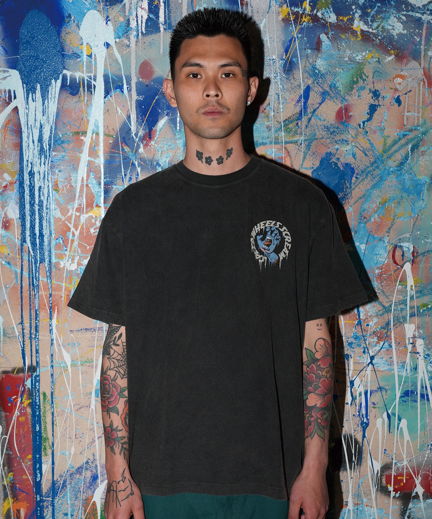 SANTA CRUZ サンタクルーズ 半袖 Tシャツ メンズ 吸水速乾 TAGGED