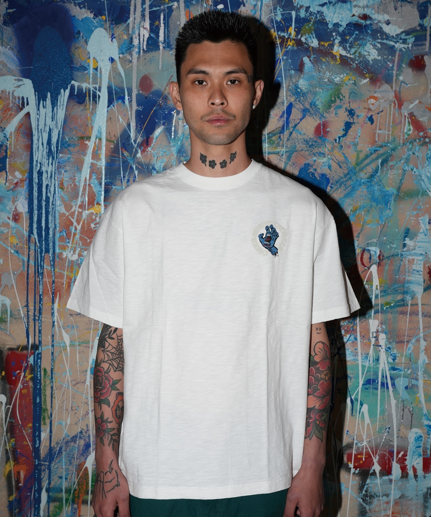 SANTA CRUZ サンタクルーズ 半袖 Tシャツ メンズ バックプリント SPEED 
