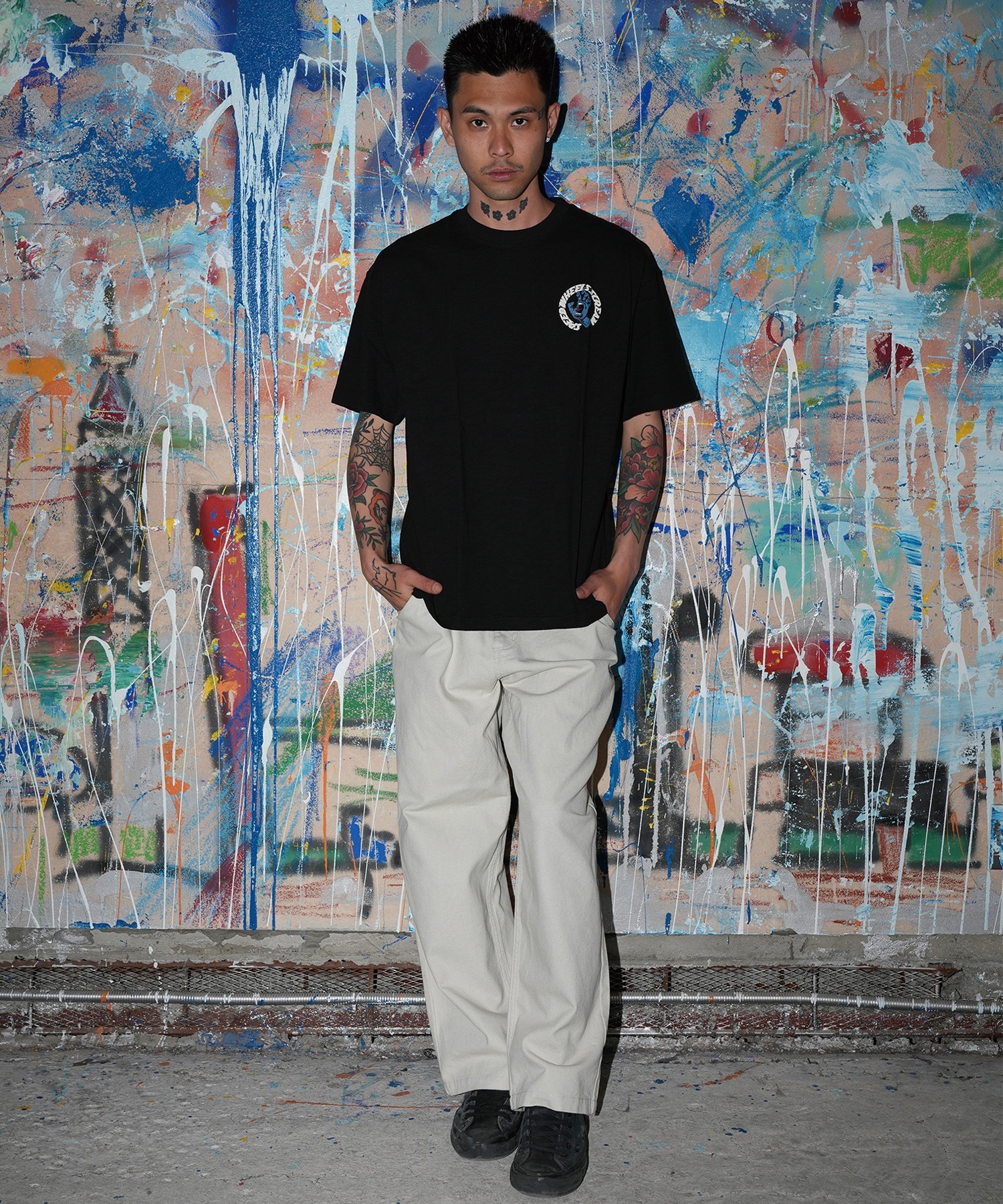 SANTA CRUZ サンタクルーズ 半袖 Tシャツ メンズ バックプリント SPEED