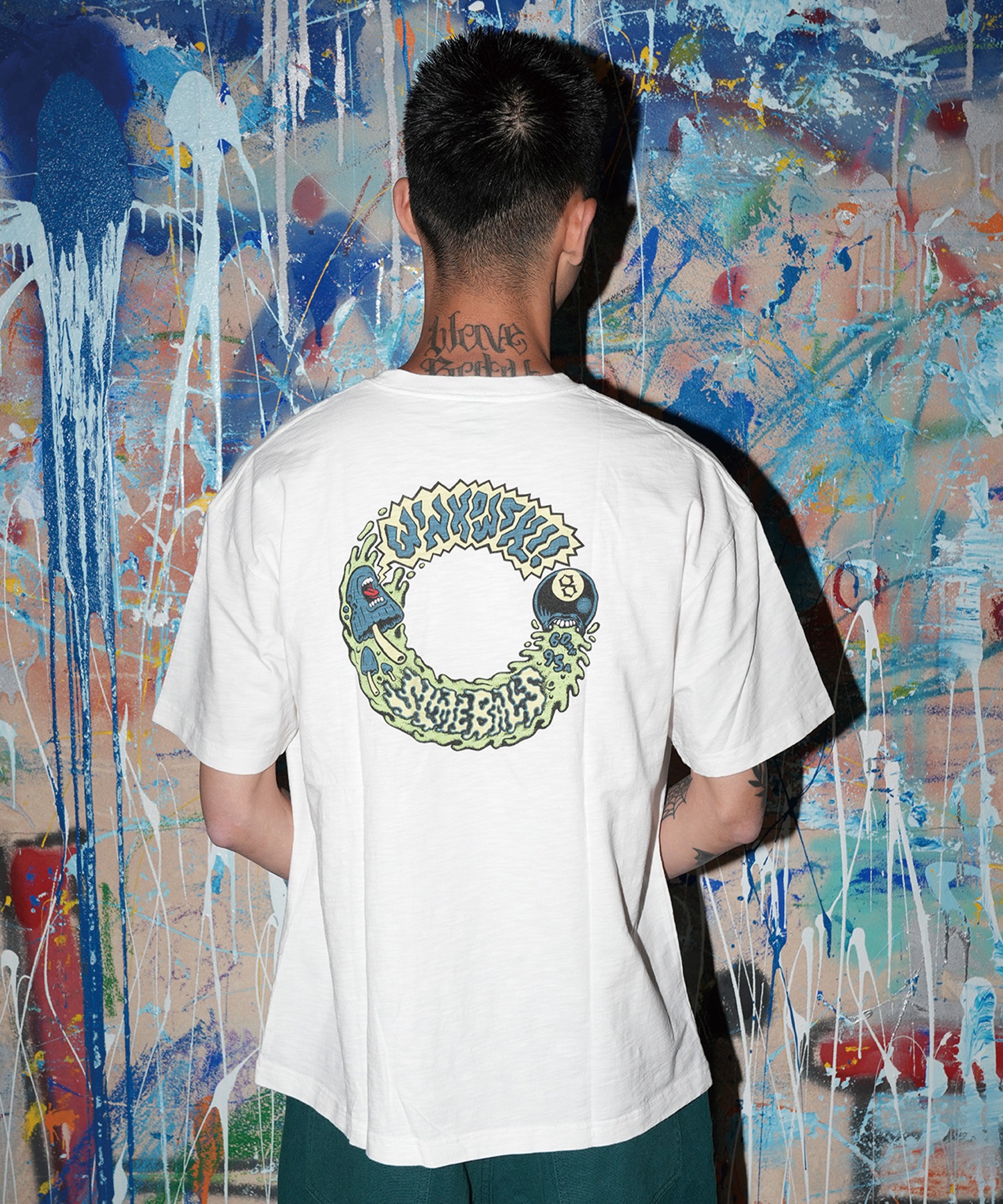 SANTA CRUZ サンタクルーズ 半袖 Tシャツ メンズ バックプリント