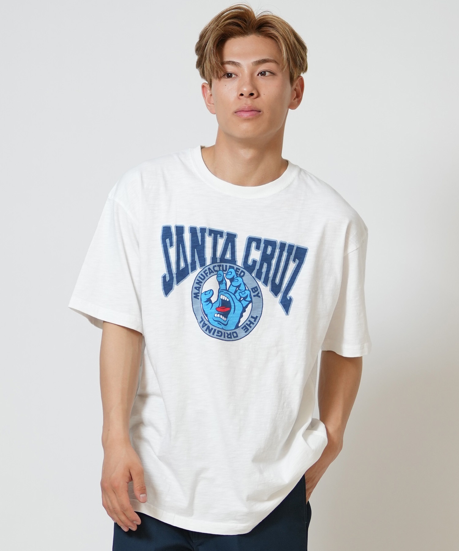 SANTA CRUZ サンタクルーズ 半袖 Tシャツ メンズ ロゴ BRIDGE STRIP