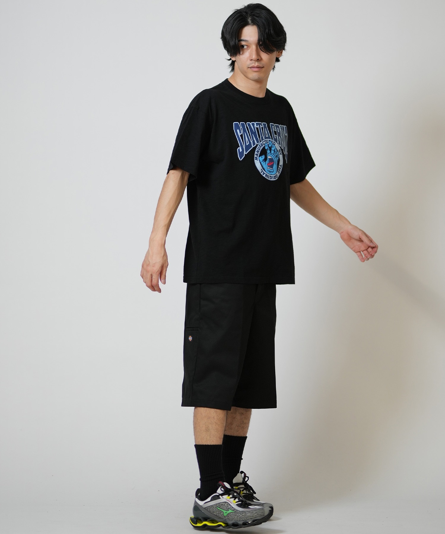 SANTA CRUZ サンタクルーズ 半袖 Tシャツ メンズ ロゴ BRIDGE STRIP