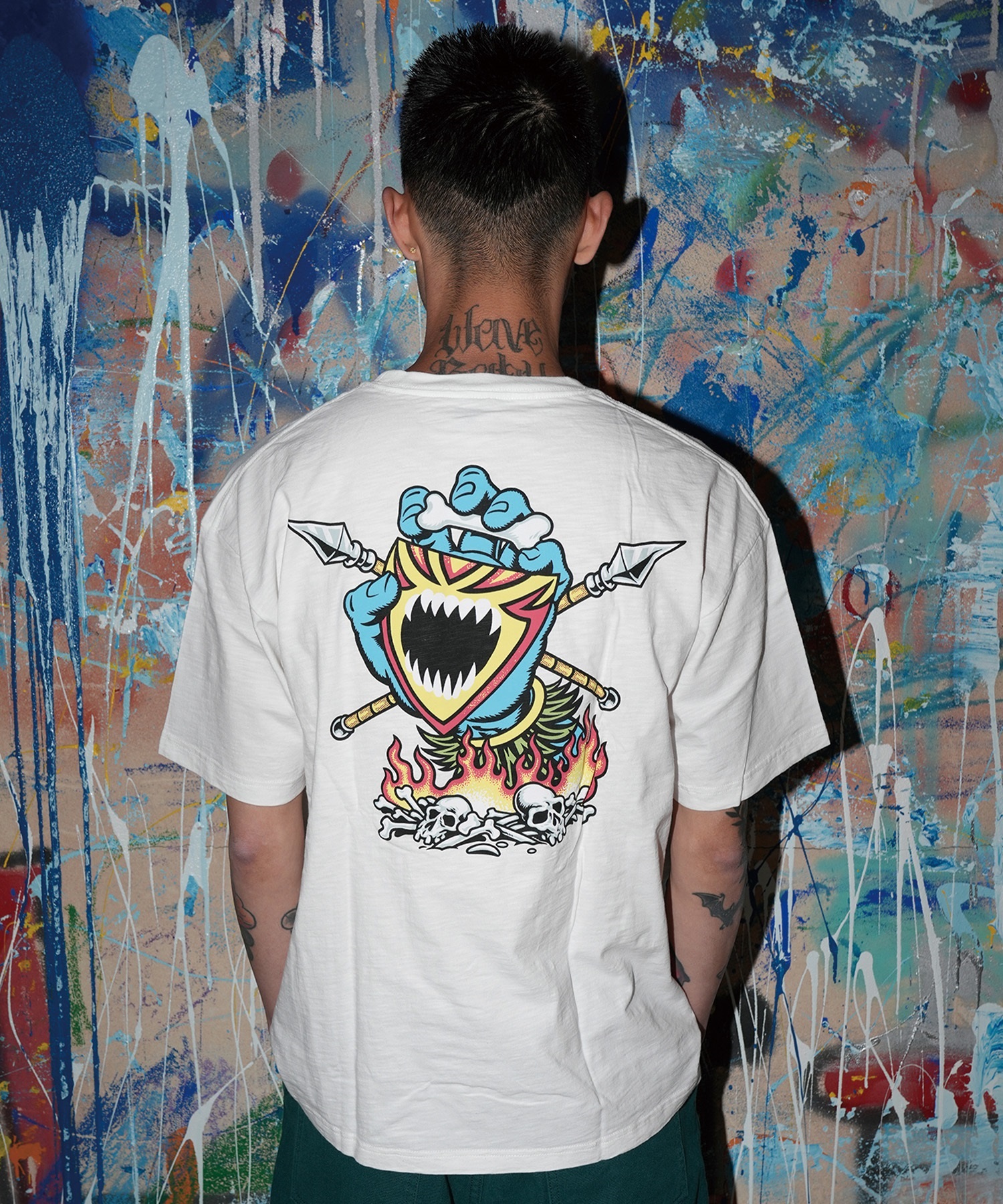SANTA CRUZ サンタクルーズ 半袖 Tシャツ メンズ バックプリント SSWD