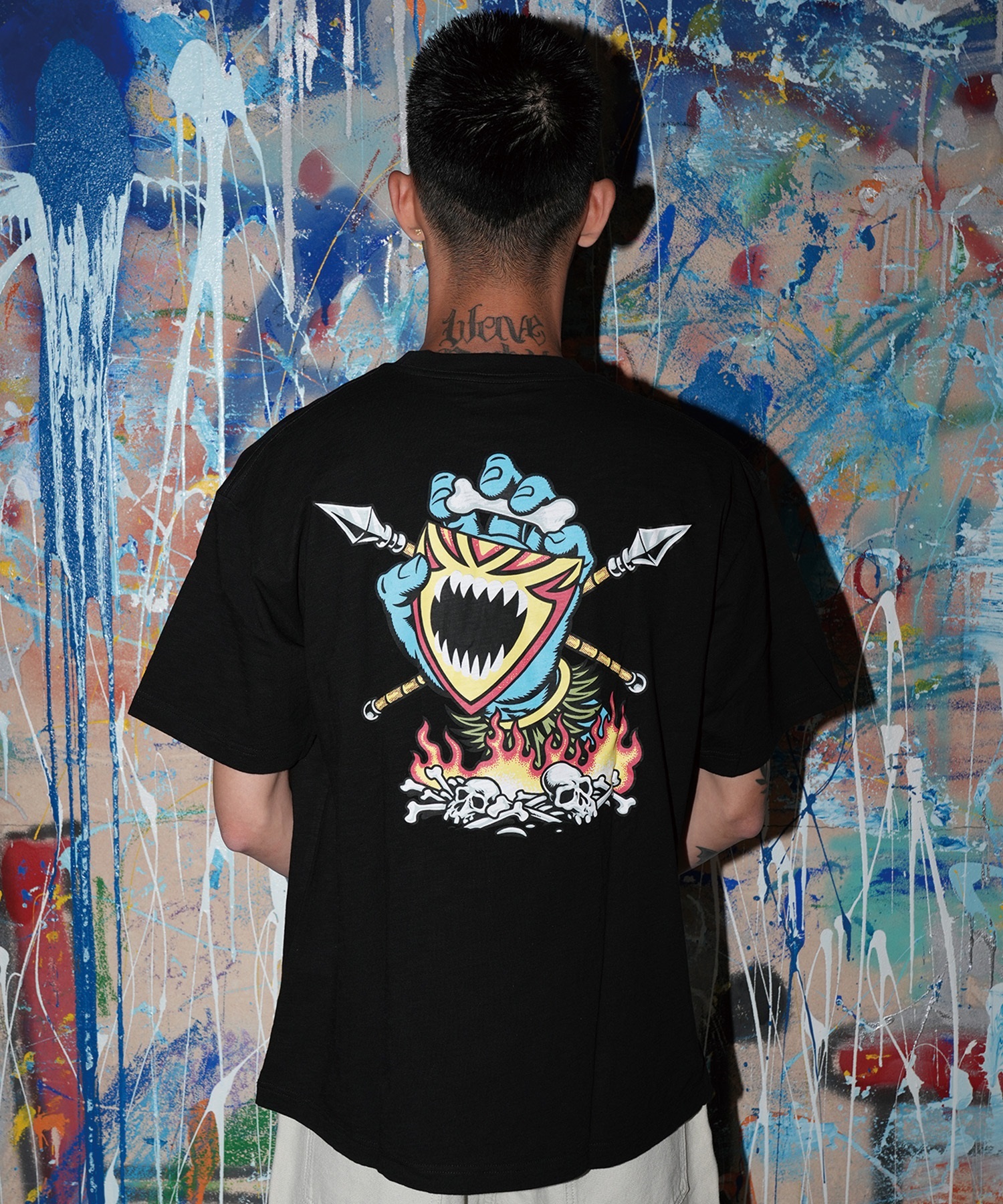 SANTA CRUZ サンタクルーズ 半袖 Tシャツ メンズ バックプリント SSWD