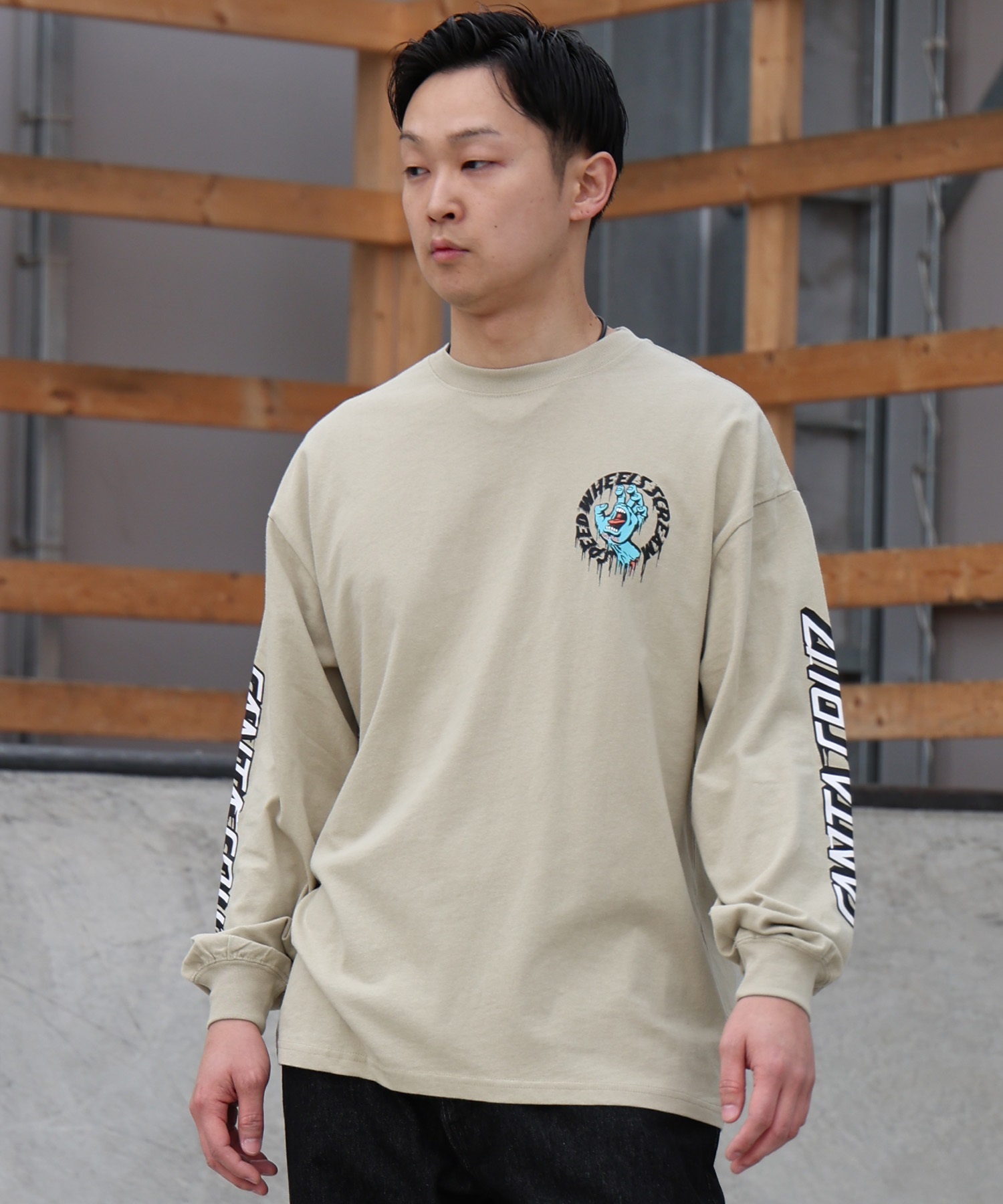 SANTA CRUZ サンタクルーズ 長袖 Tシャツ ロンT メンズ バックプリント