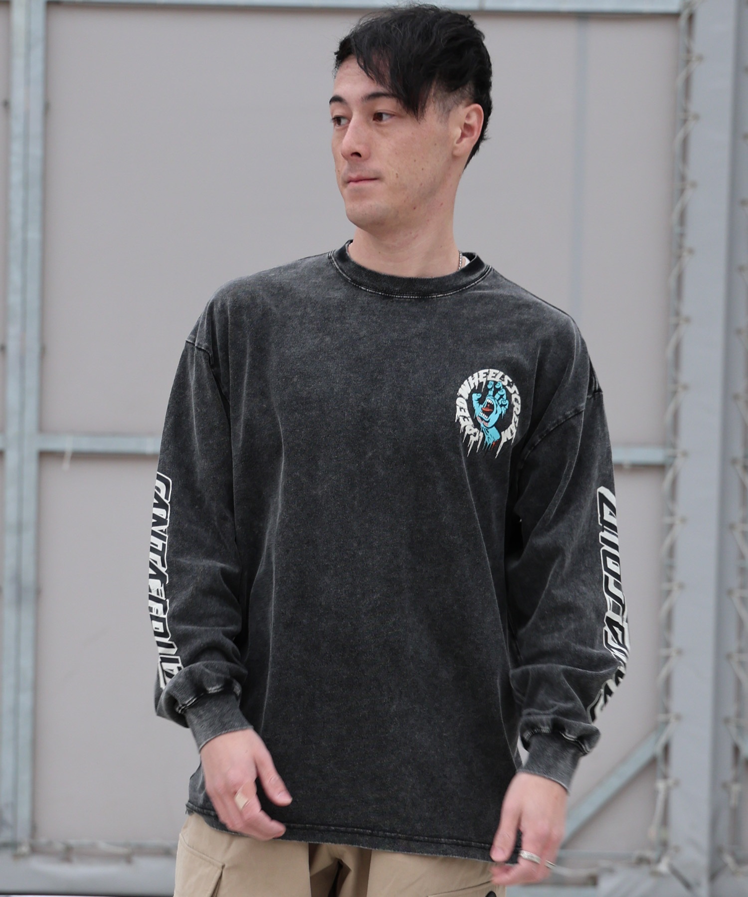 SANTA CRUZ サンタクルーズ 長袖 Tシャツ ロンT メンズ バックプリント