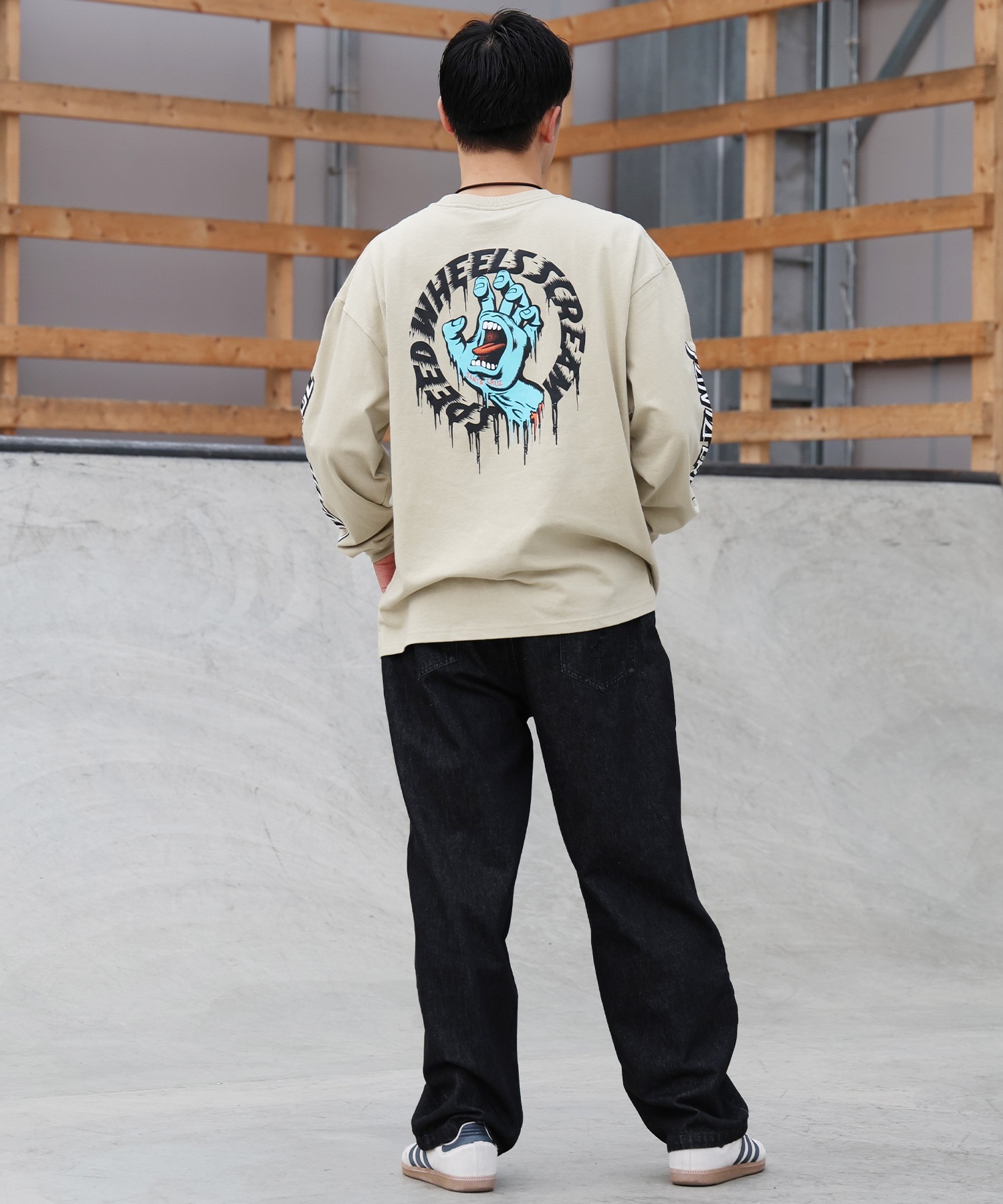 SANTA CRUZ サンタクルーズ 長袖 Tシャツ ロンT メンズ バックプリント