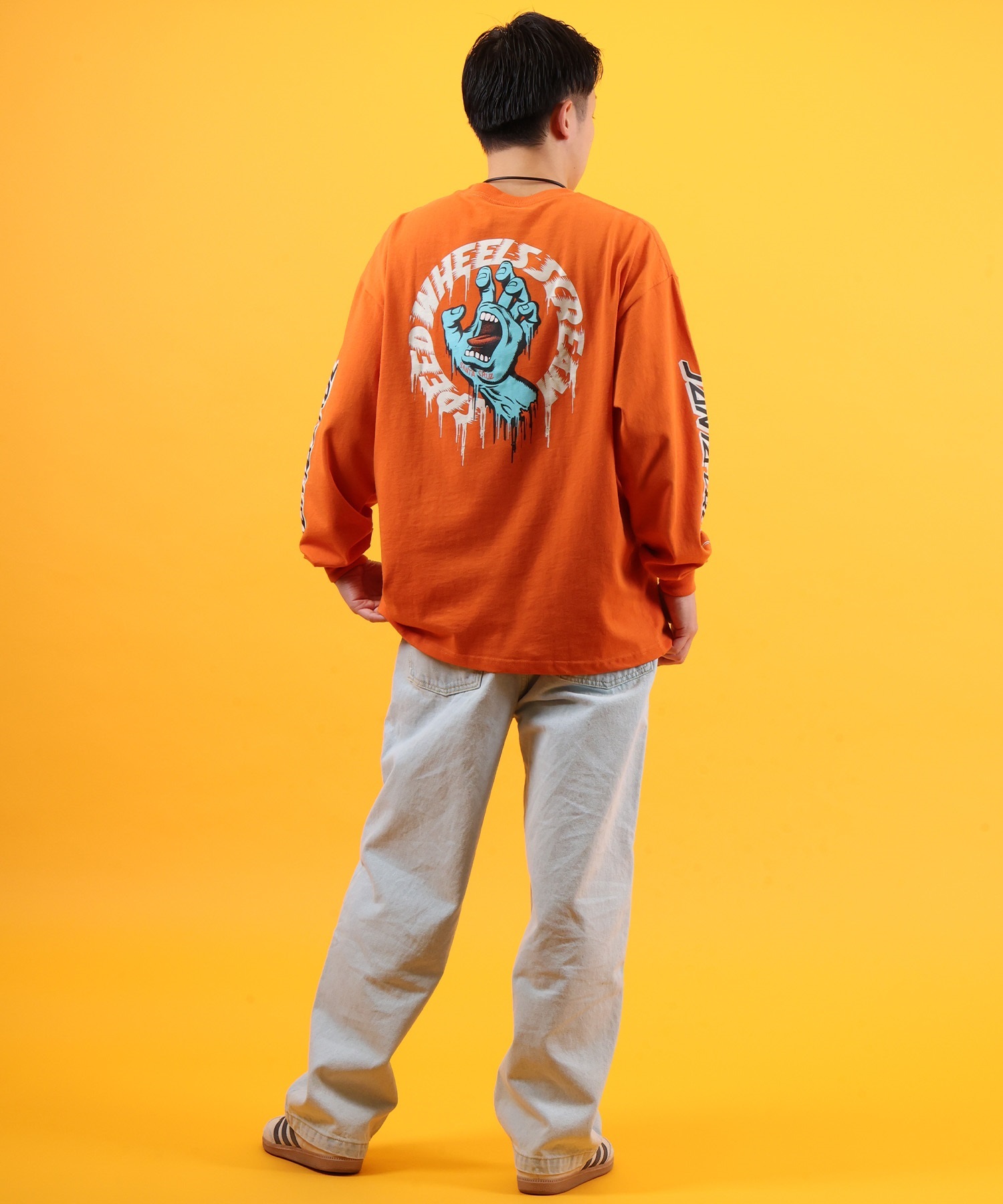 巡りさん専用 SANTA CRUZ サンタクルーズ 長袖 Tシャツ ロンT メンズ バックプリント