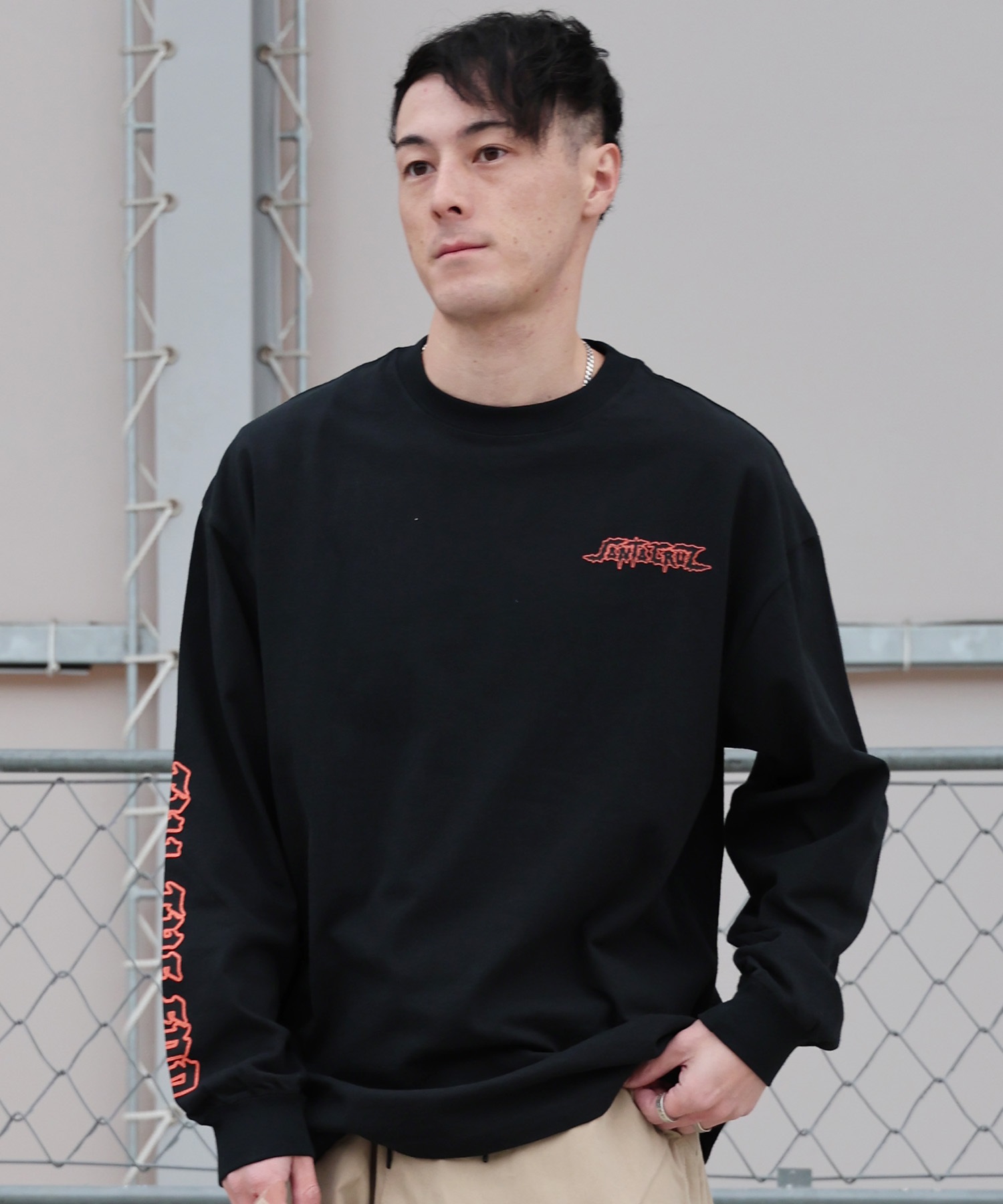 SANTA CRUZ サンタクルーズ 長袖 Tシャツ ロンT メンズ バックプリント