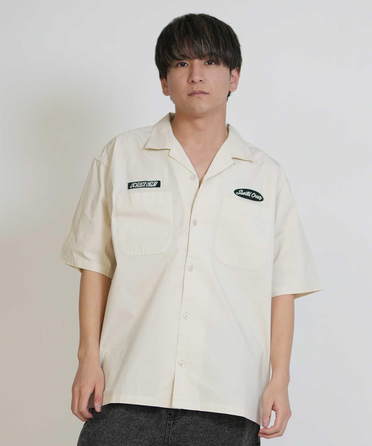 SANTA CRUZ サンタクルーズ 半袖 シャツ メンズ シンプル SC WORK