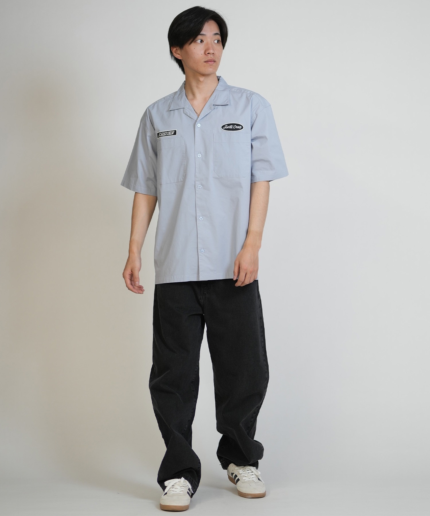 SANTA CRUZ サンタクルーズ 半袖 シャツ メンズ シンプル SC WORK
