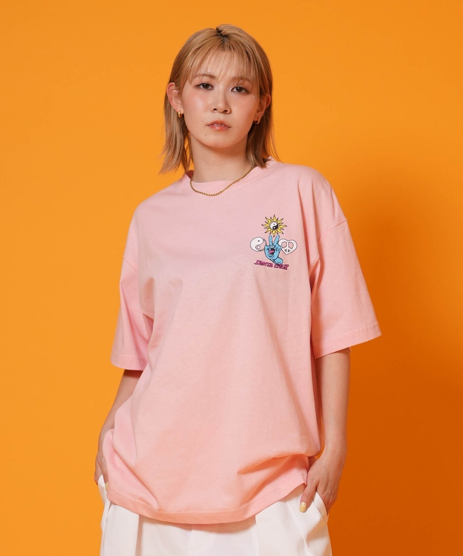 SANTA CRUZ サンタクルーズ 半袖 Tシャツ レディース バックプリント
