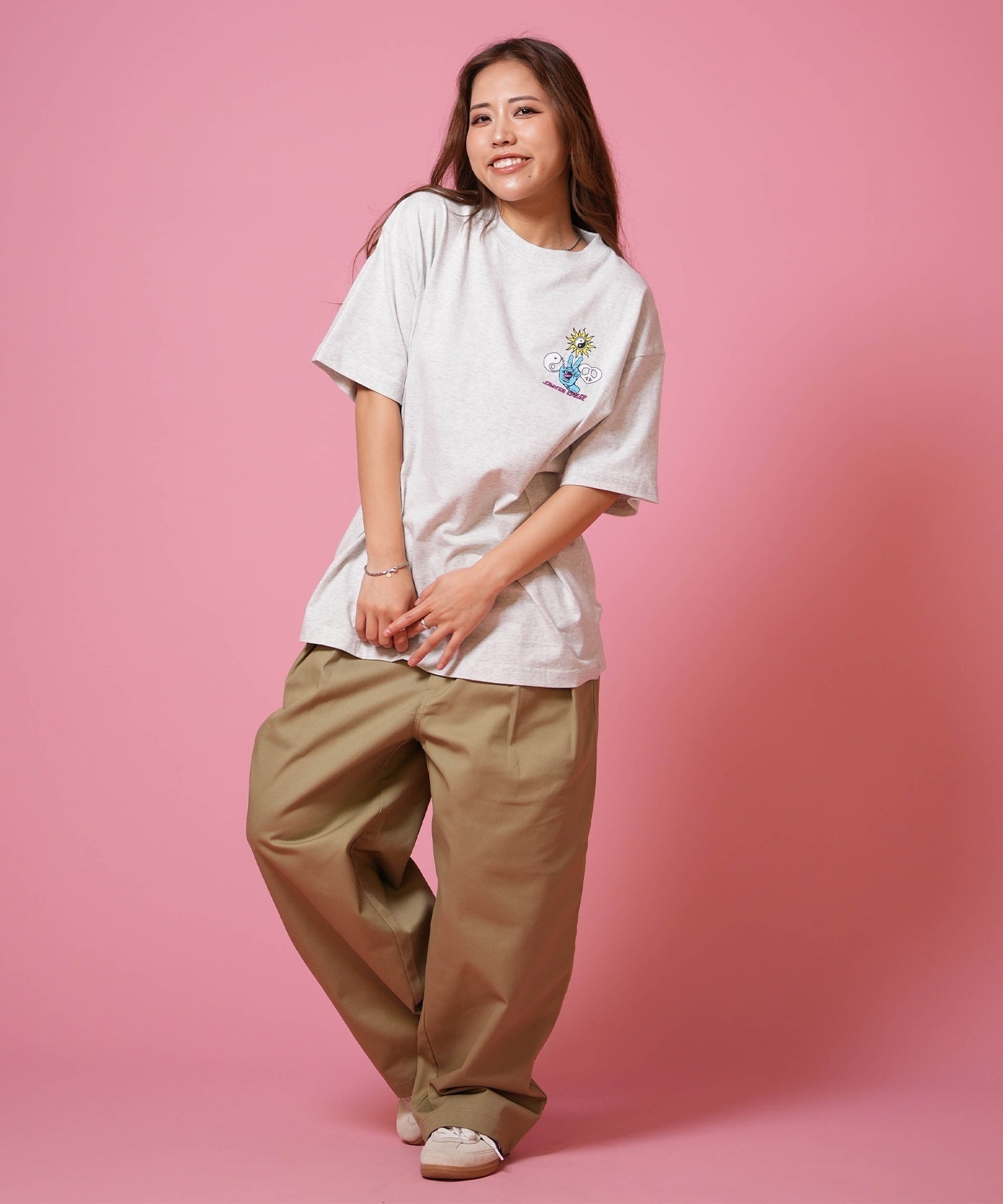 SANTA CRUZ サンタクルーズ 半袖 Tシャツ レディース バックプリント