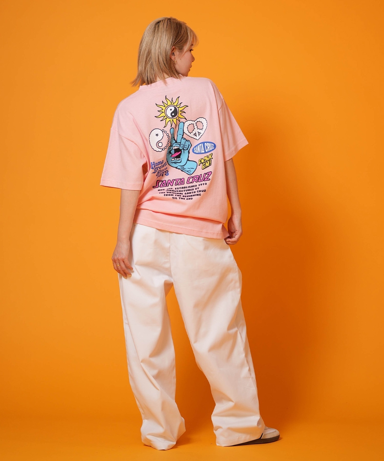 SANTA CRUZ サンタクルーズ 半袖 Tシャツ レディース バックプリント