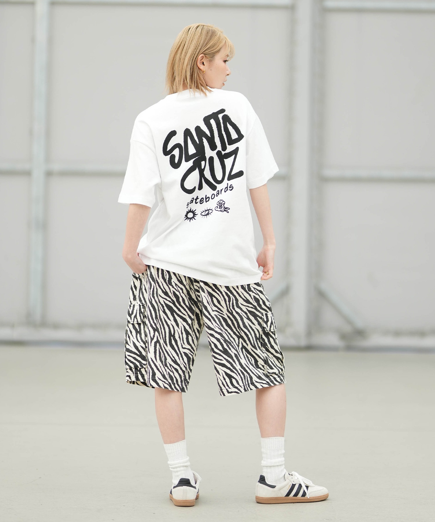 SANTA CRUZ サンタクルーズ 半袖 Tシャツ レディース シンプル DIZZY