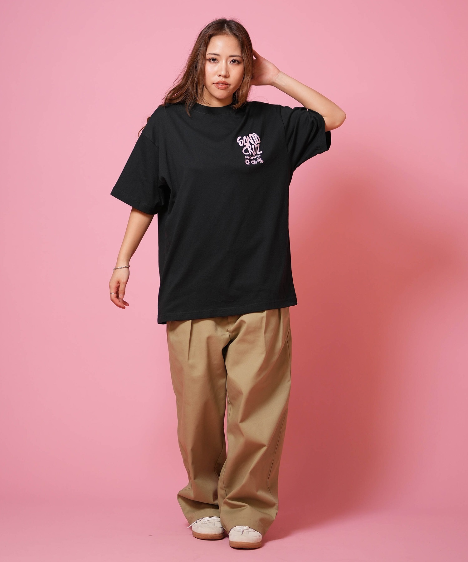 SANTA CRUZ サンタクルーズ 半袖 Tシャツ レディース シンプル DIZZY