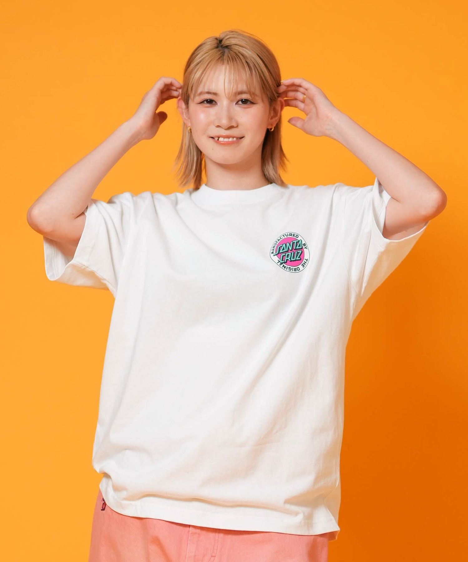 SANTA CRUZ サンタクルーズ 半袖 Tシャツ レディース バックプリント