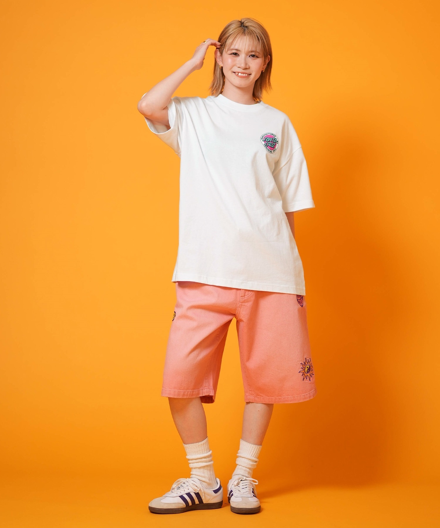 SANTA CRUZ サンタクルーズ 半袖 Tシャツ レディース バックプリント