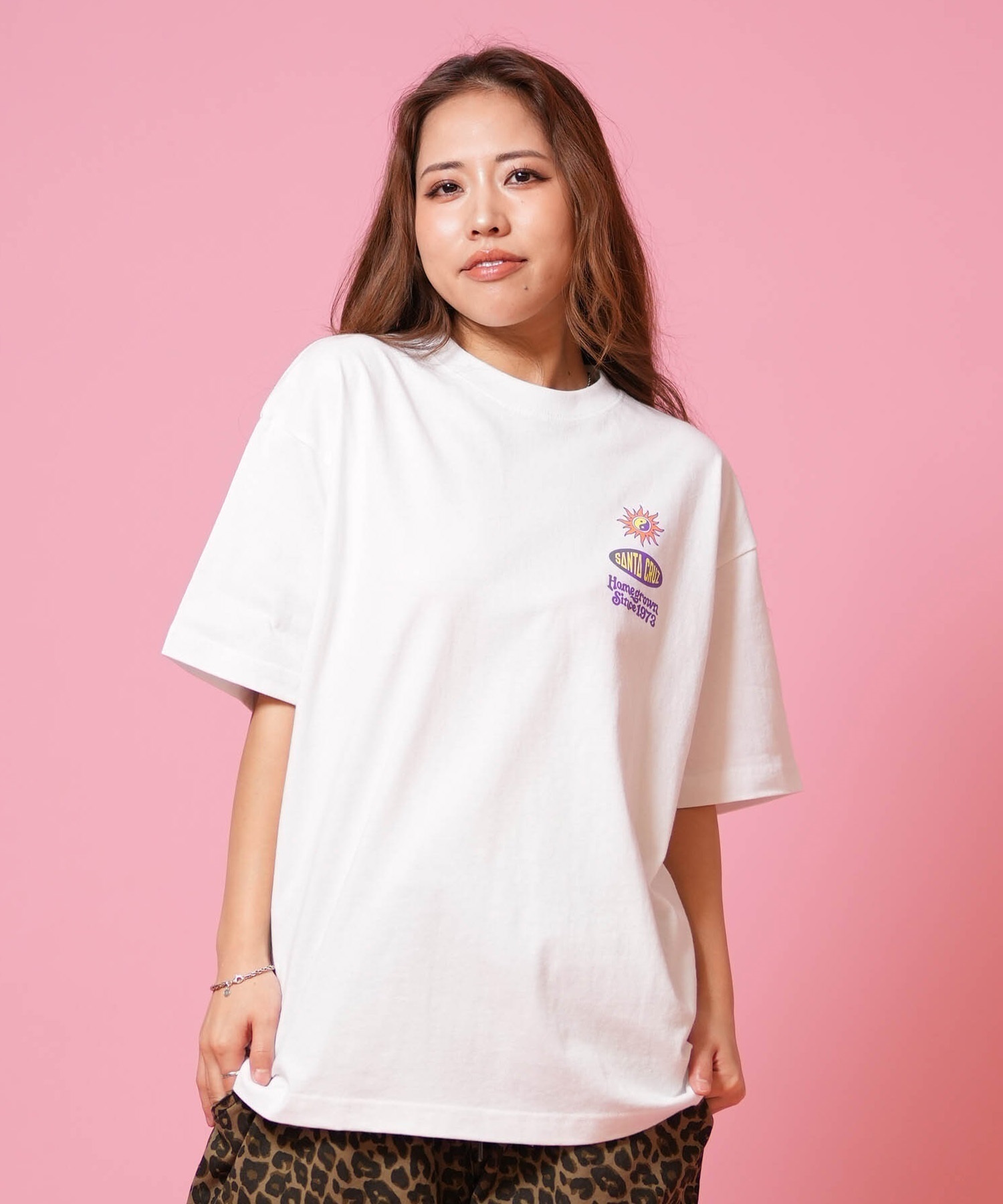 SANTA CRUZ サンタクルーズ 半袖 Tシャツ レディース バックプリント