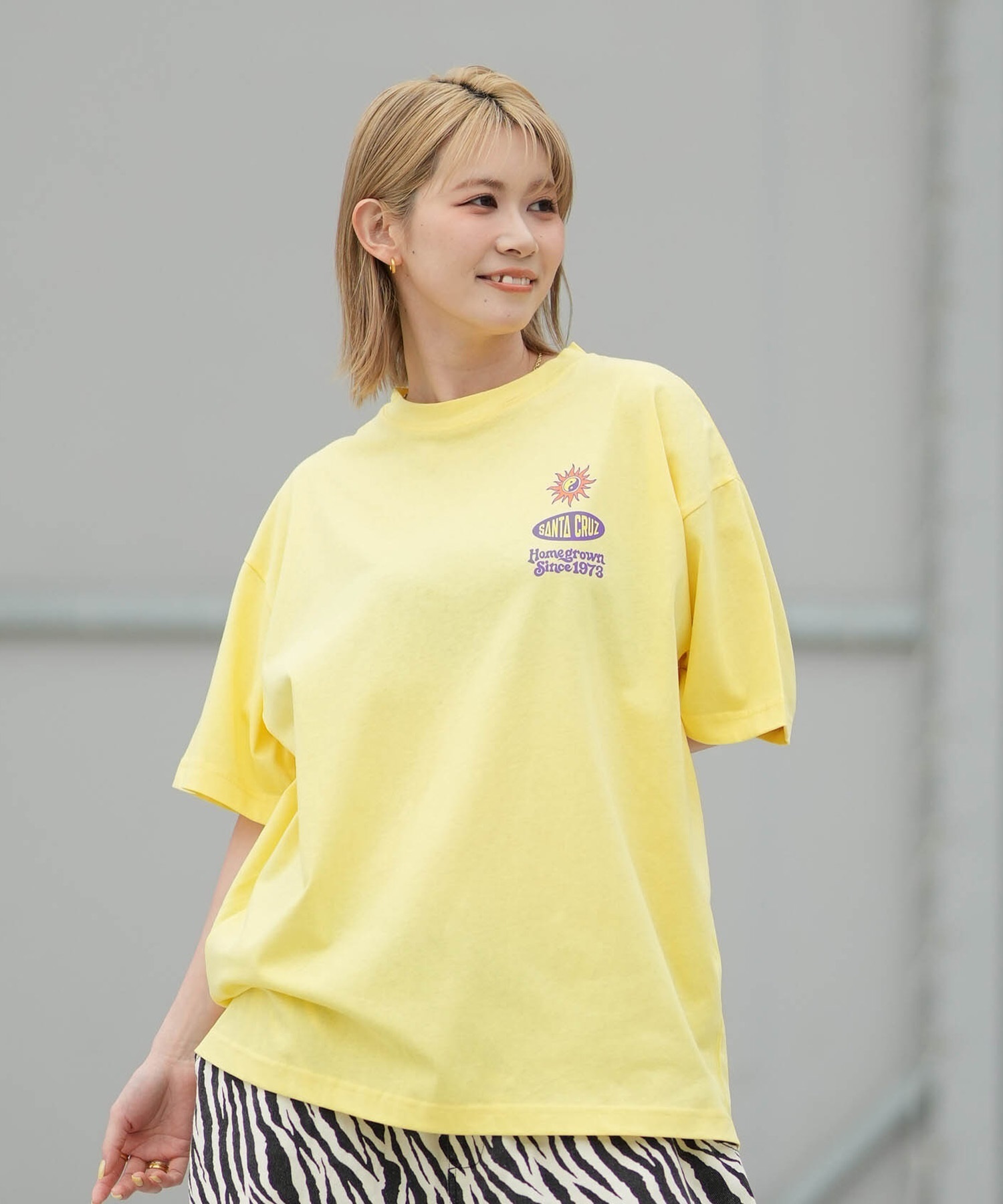 SANTA CRUZ サンタクルーズ 半袖 Tシャツ レディース バックプリント