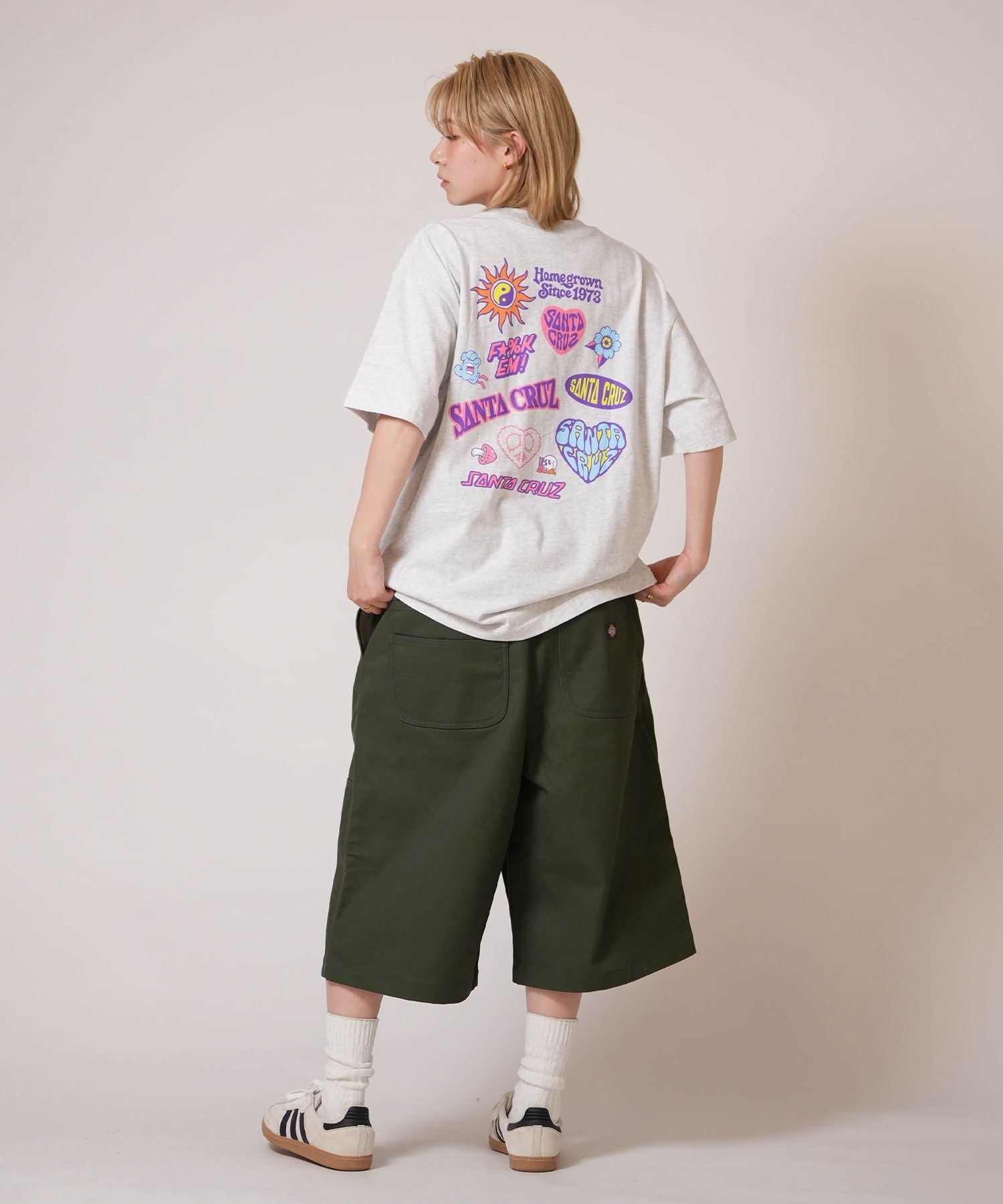 SANTA CRUZ サンタクルーズ 半袖 Tシャツ レディース バックプリント