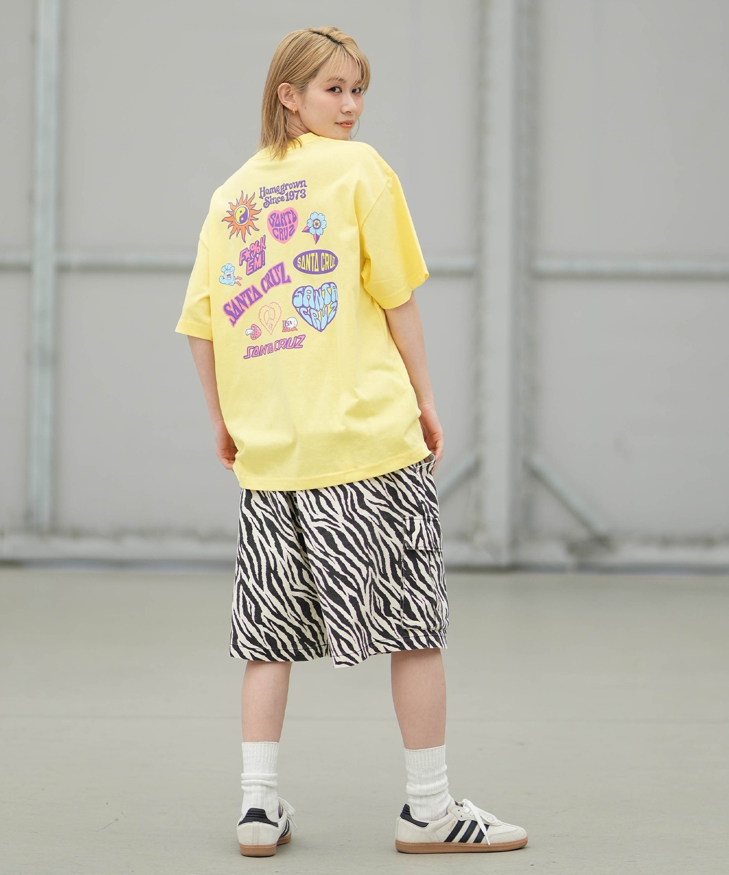 SANTA CRUZ サンタクルーズ 半袖 Tシャツ レディース バックプリント