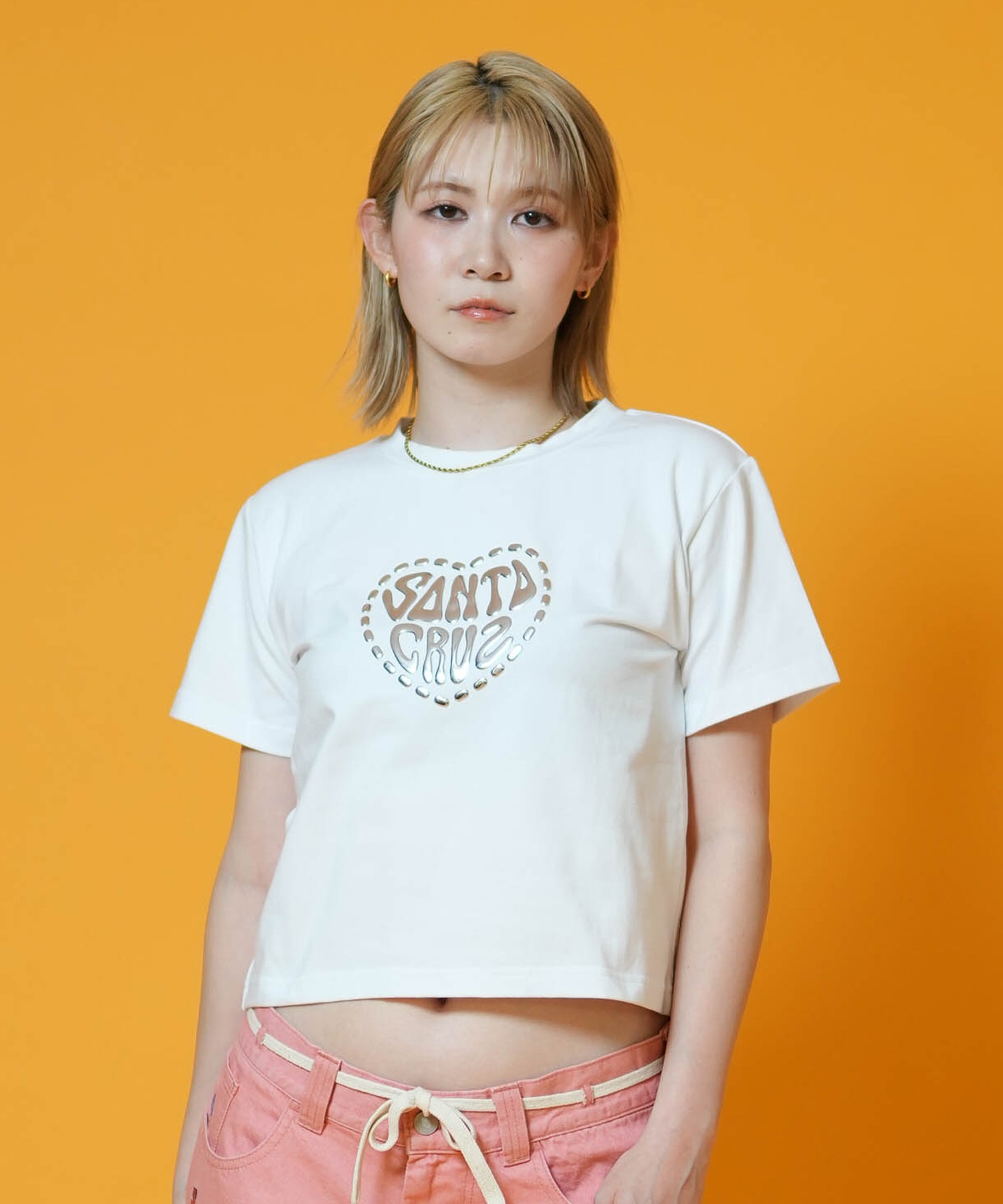 SANTA CRUZ サンタクルーズ 半袖 Tシャツ レディース クロップド丈