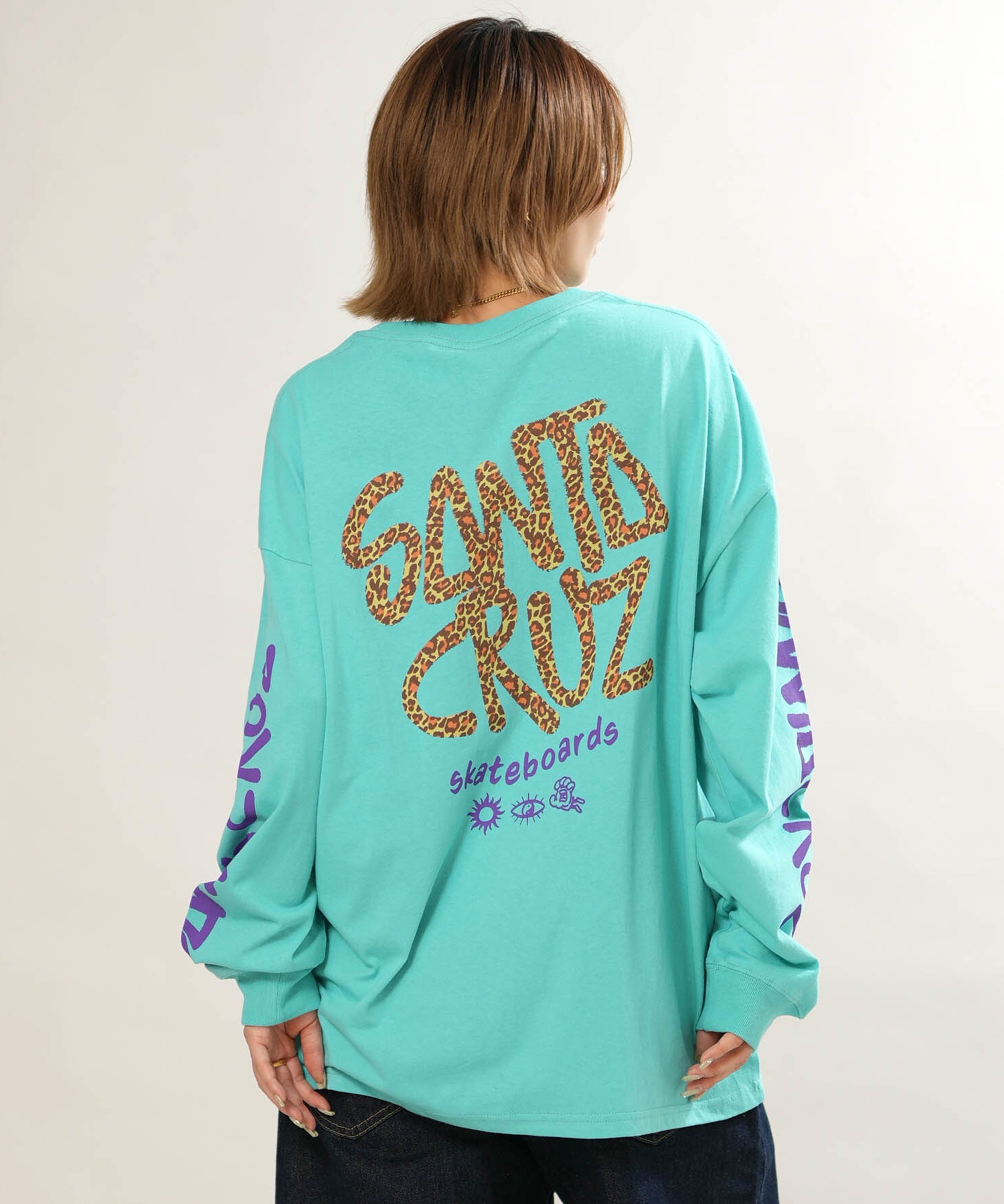 SANTA CRUZ サンタクルーズ 長袖 Tシャツ ロンT レディース ロゴ