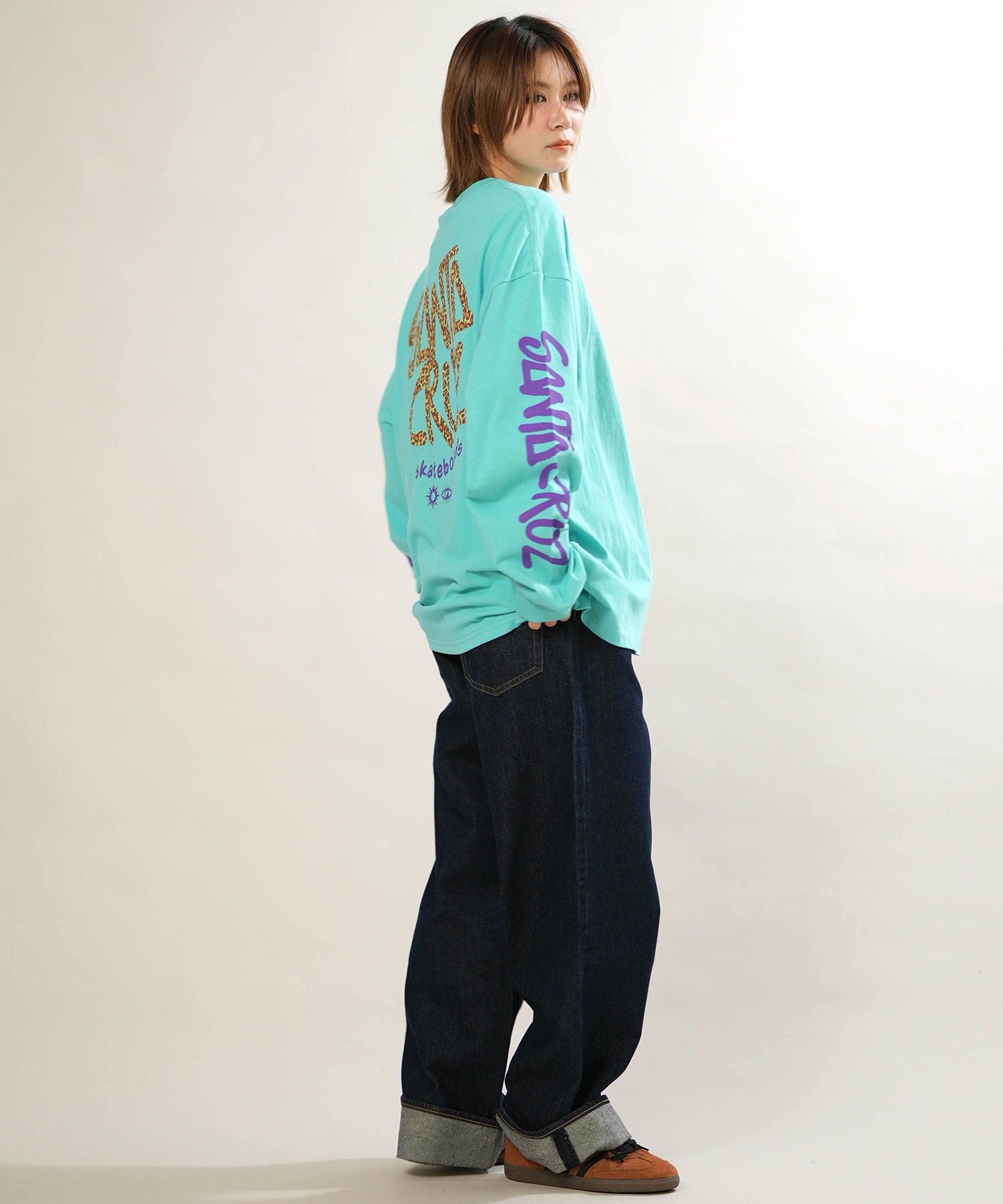 SANTA CRUZ サンタクルーズ 長袖 Tシャツ ロンT レディース ロゴ