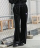 SANTACRUZ サンタクルーズ ロングパンツ レディース ベロア生地 セットアップ対応 502261531 ムラサキスポーツ限定(BLACK-M)