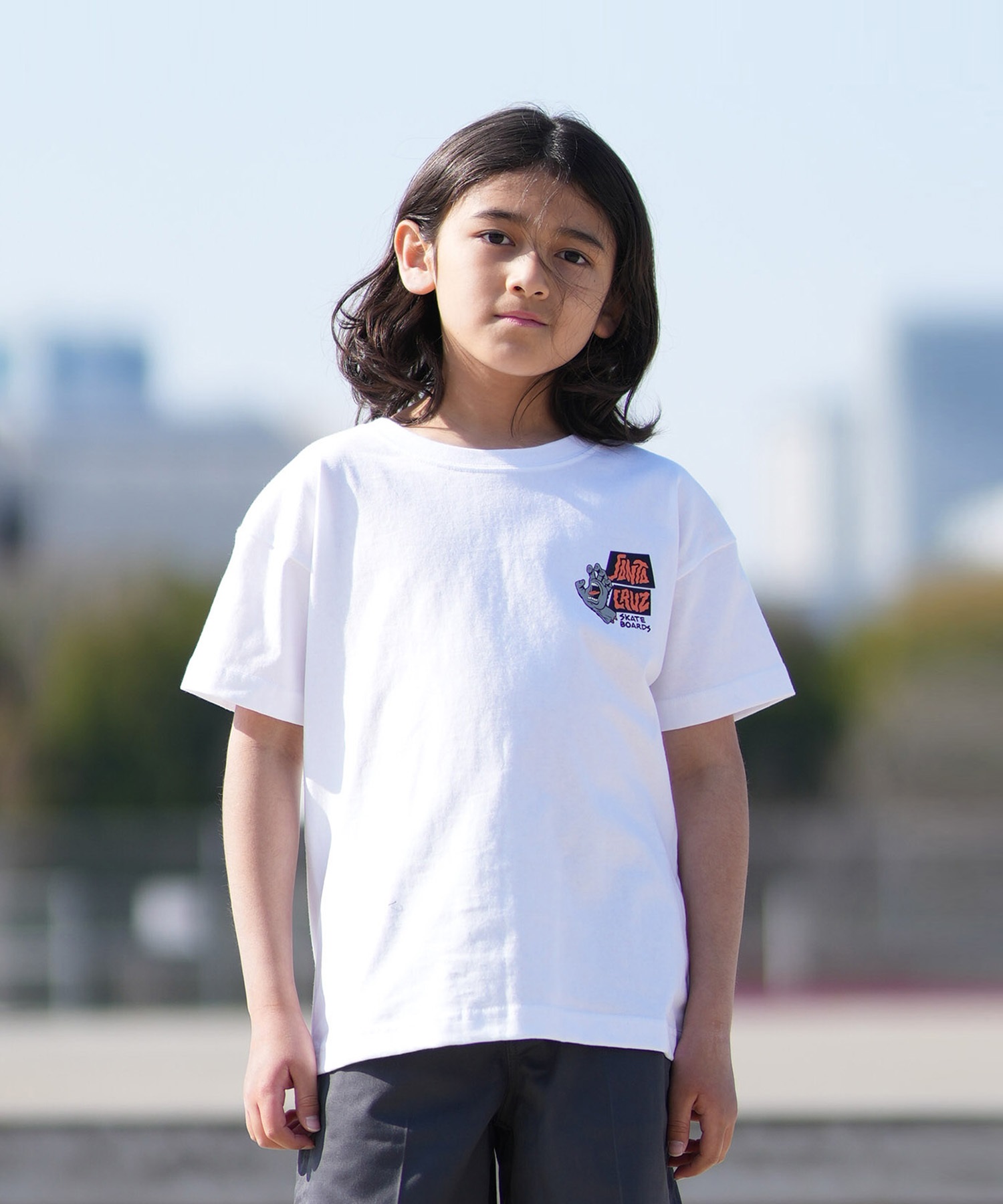 SANTA CRUZ サンタクルーズ 半袖 Tシャツ キッズ 子供 バックプリント