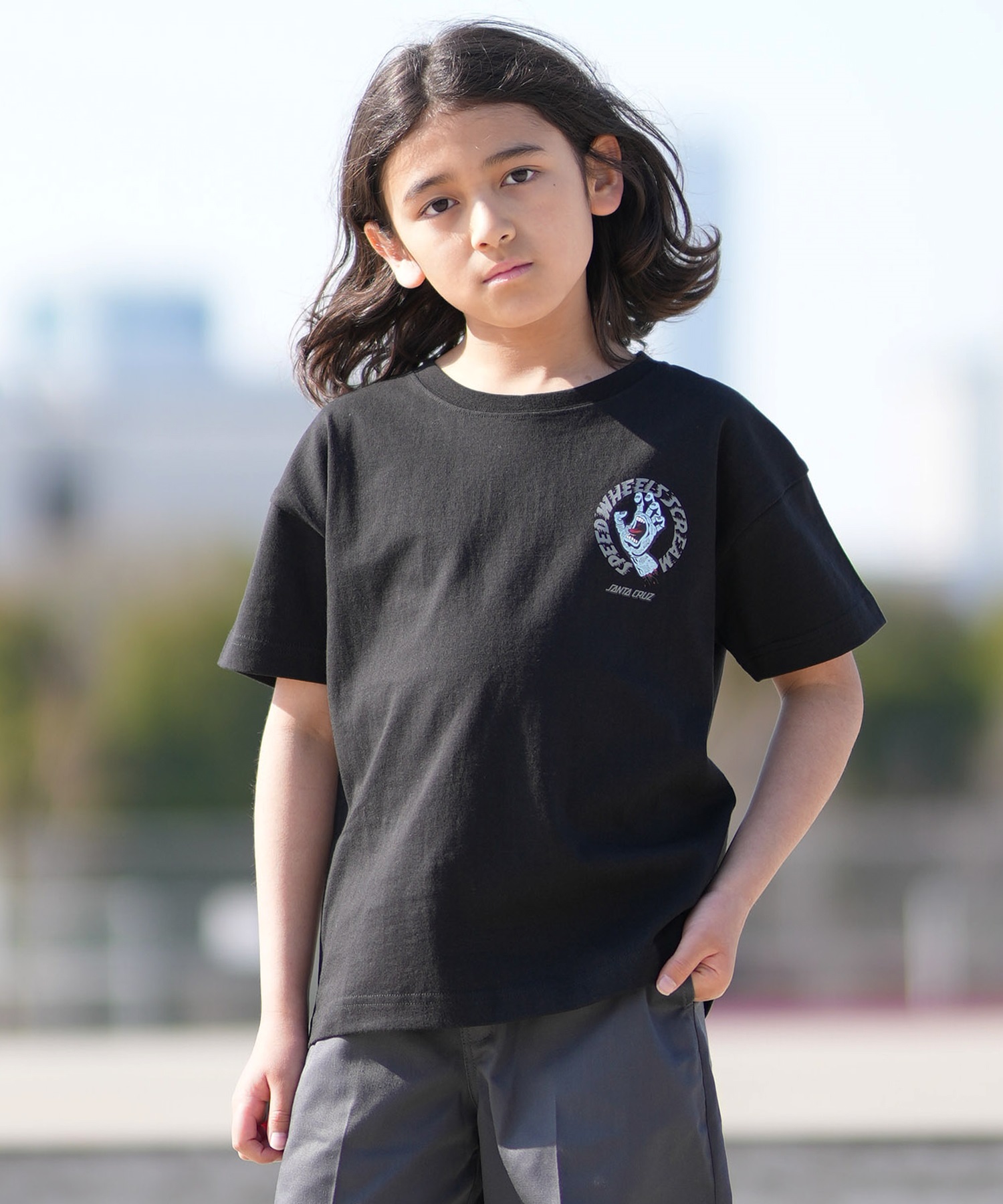 SANTACRUZ サンタクルーズ 半袖 Tシャツ キッズ ジュニア バック