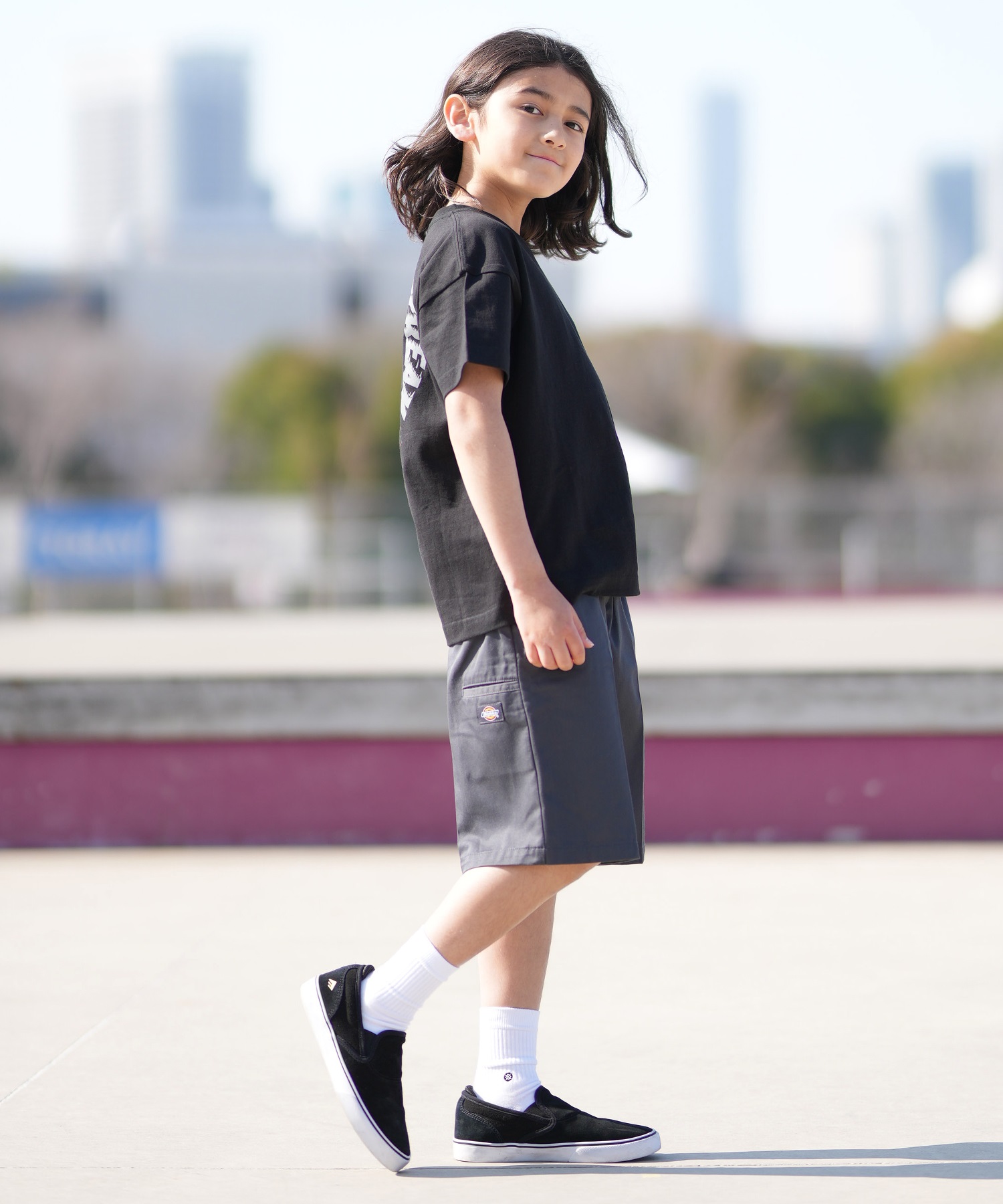 SANTACRUZ サンタクルーズ 半袖 Tシャツ キッズ ジュニア バック