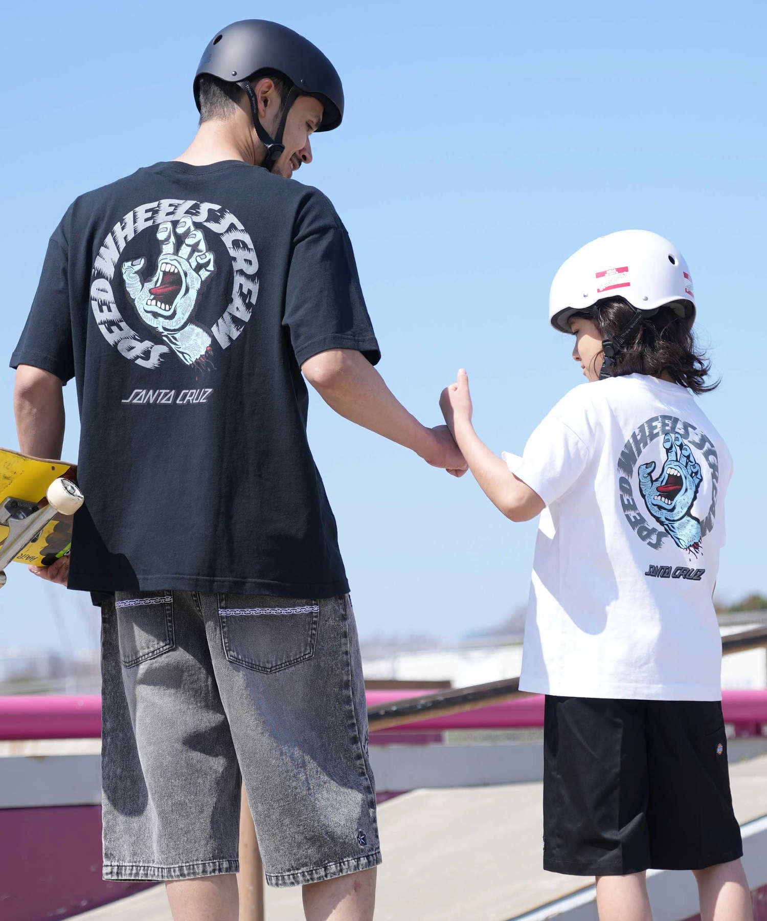 SANTACRUZ サンタクルーズ 半袖 Tシャツ キッズ ジュニア バック