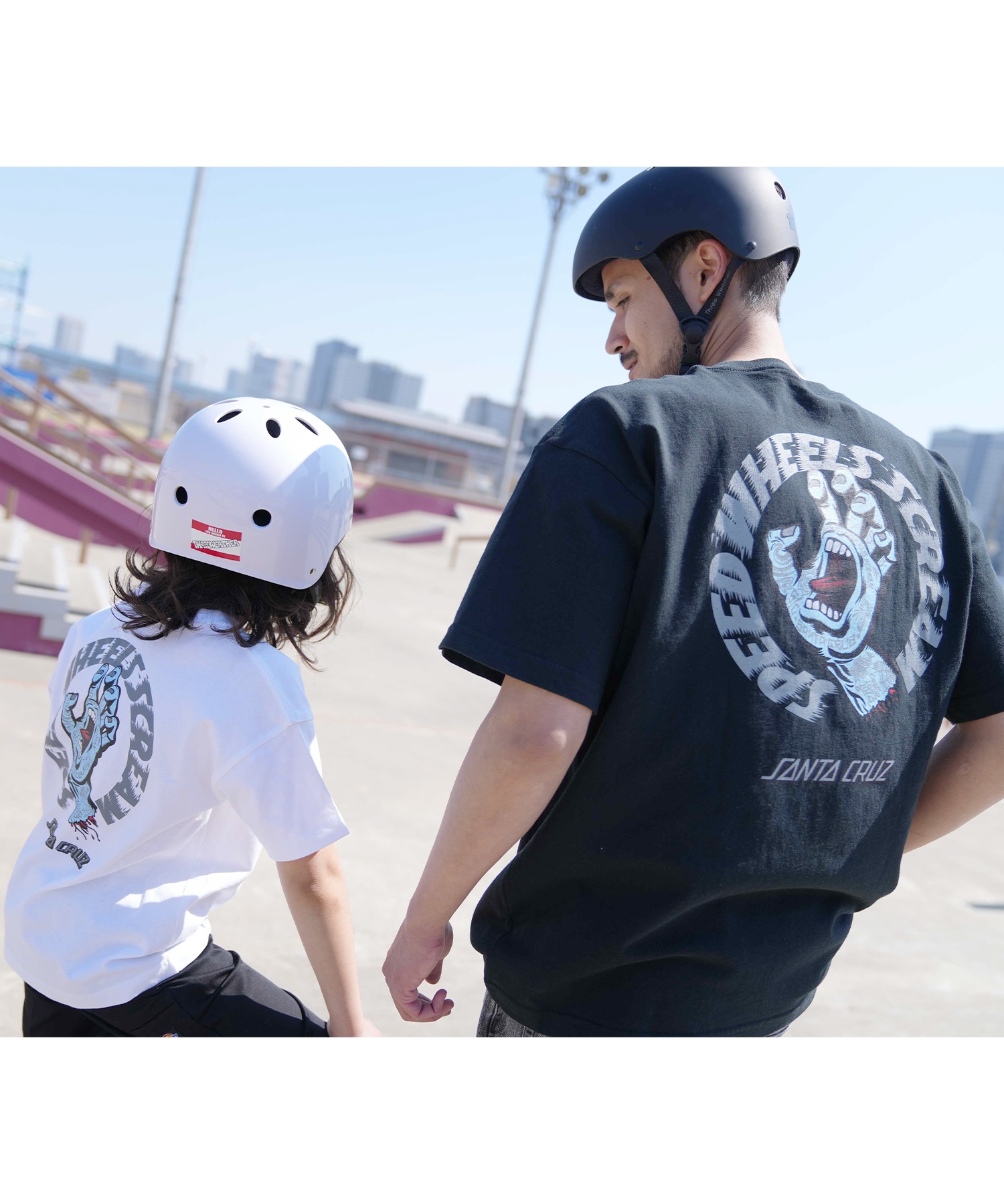 SANTACRUZ サンタクルーズ 半袖 Tシャツ キッズ ジュニア バック