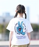 SANTA CRUZ サンタクルーズ 半袖 Tシャツ キッズ ジュニア 子供 バックプリント PEACE FOR NOTO SS TEE 502262409 ムラサキスポーツ限定(WHITE-130cm)