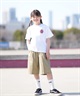 SANTA CRUZ サンタクルーズ 半袖 Tシャツ キッズ ジュニア 子供 バックプリント PEACE FOR NOTO SS TEE 502262409 ムラサキスポーツ限定(WHITE-130cm)