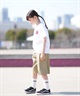SANTA CRUZ サンタクルーズ 半袖 Tシャツ キッズ ジュニア 子供 バックプリント PEACE FOR NOTO SS TEE 502262409 ムラサキスポーツ限定(WHITE-130cm)