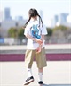 SANTA CRUZ サンタクルーズ 半袖 Tシャツ キッズ ジュニア 子供 バックプリント PEACE FOR NOTO SS TEE 502262409 ムラサキスポーツ限定(WHITE-130cm)